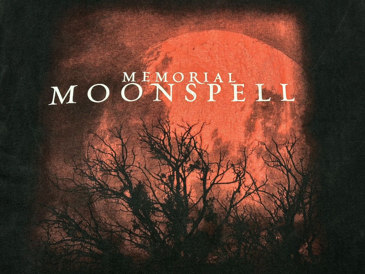 Band Tees Vintage Moonspell Rock Band Memorial Blood Tells Size US XL / EU 56 / 4 - 7 Thumbnail