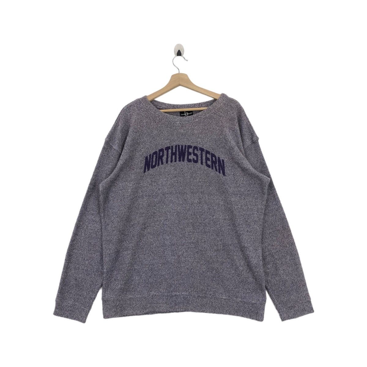 Vintage Vtg 90’ NORTHWESTERN Sweatshirt Pullover Jumper Size US XL / EU 56 / 4 - 1 Thumbnail