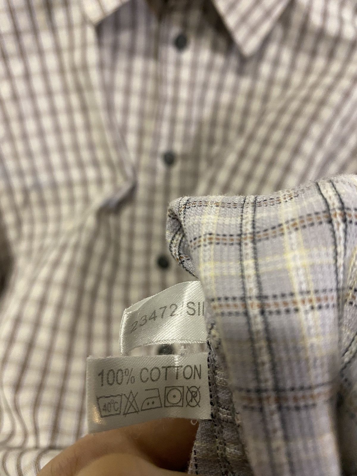 Yves Saint Laurent Cotton YSL Shirt Plaid Yves Saint Laurent Shirt Size US XXL / EU 58 / 5 - 6 Thumbnail