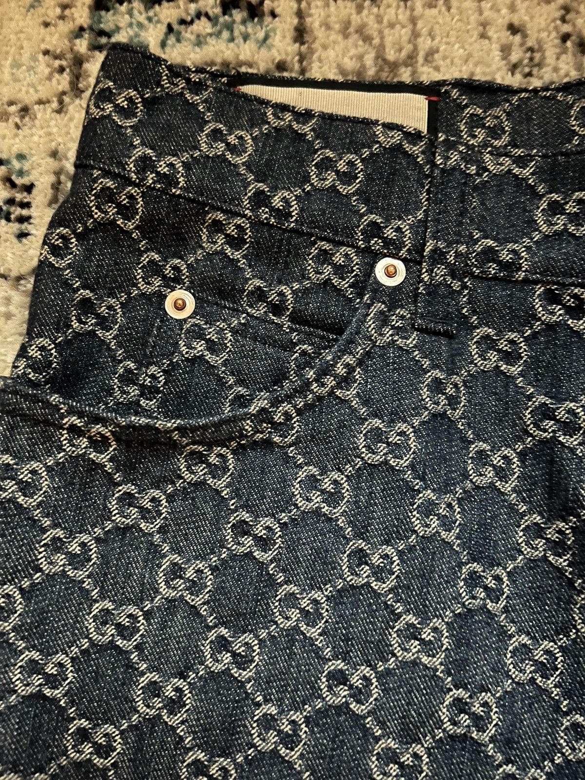 Gucci Washed GG denim pant Size US 28 / EU 44 - 3 Thumbnail