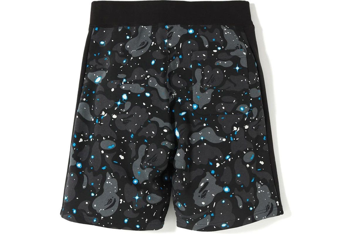 Bape BAPE Space Camo Shark Sweat Shorts Grailed