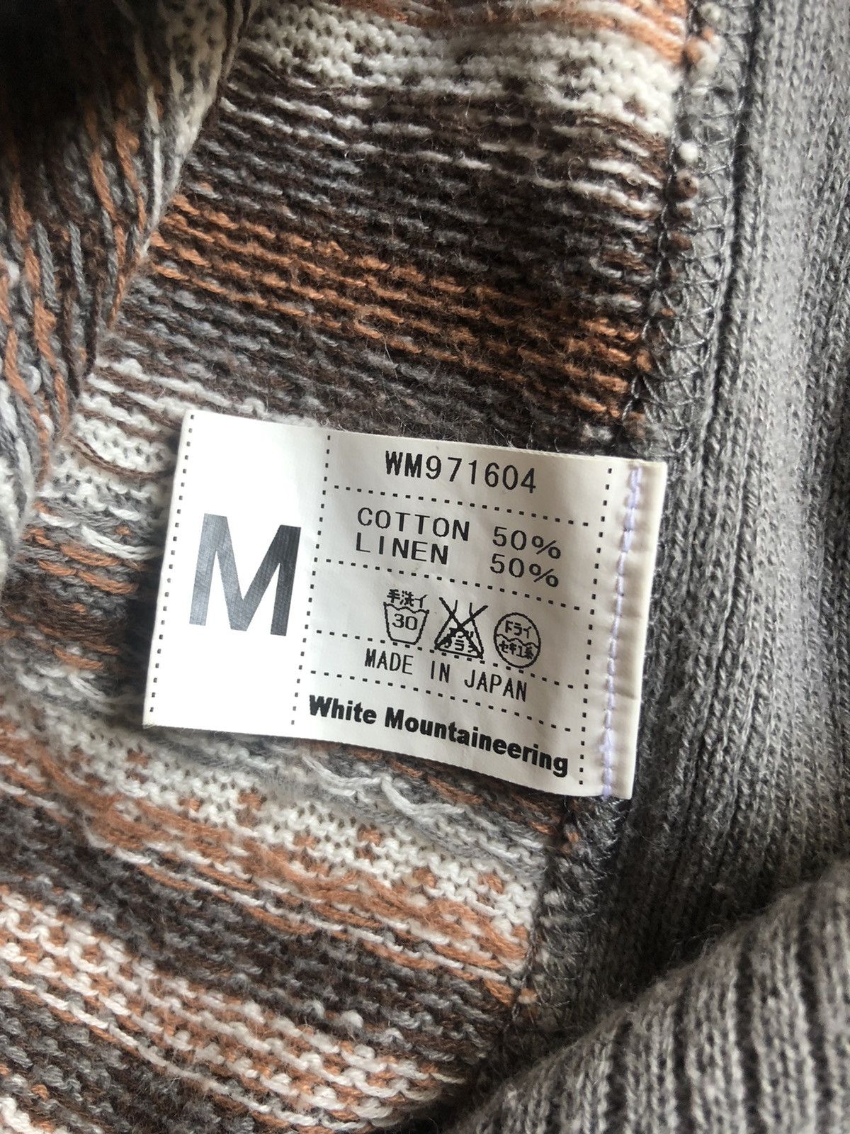 White Mountaineering DOPE🔥AW11 Native Tribal Jacquard Hand Knit Hoodie Size US M / EU 48-50 / 2 - 8 Thumbnail