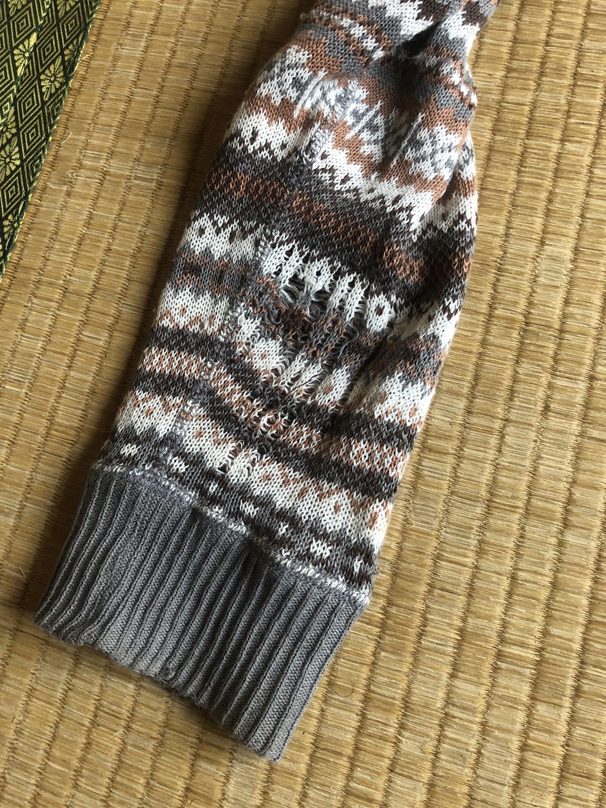 White Mountaineering DOPE🔥AW11 Native Tribal Jacquard Hand Knit Hoodie Size US M / EU 48-50 / 2 - 5 Thumbnail
