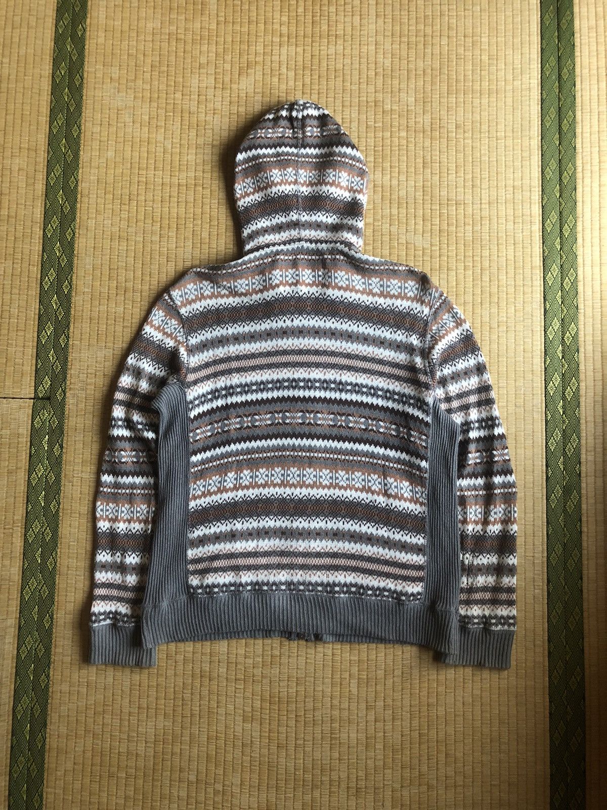 White Mountaineering DOPE🔥AW11 Native Tribal Jacquard Hand Knit Hoodie Size US M / EU 48-50 / 2 - 4 Thumbnail