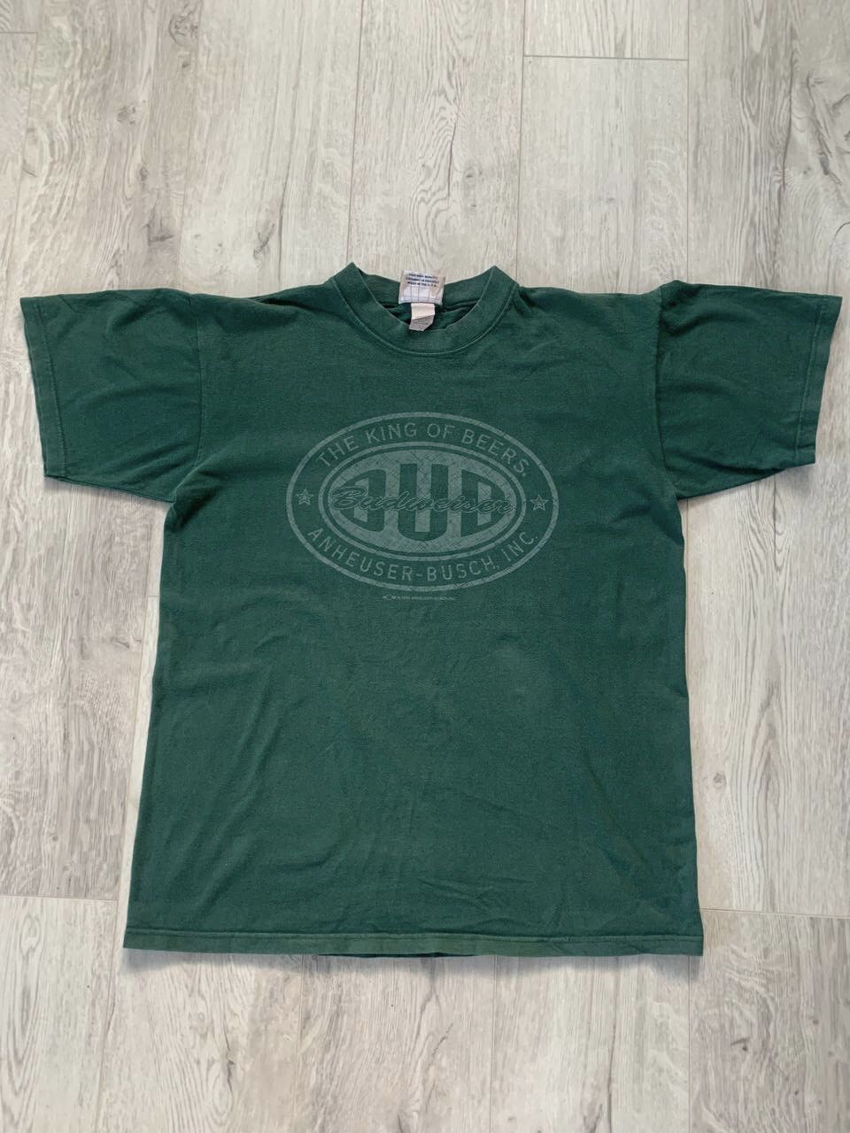Vintage Vintage 1995 Budweiser the king of beers tee Size US L / EU 52-54 / 3 - 1 Thumbnail