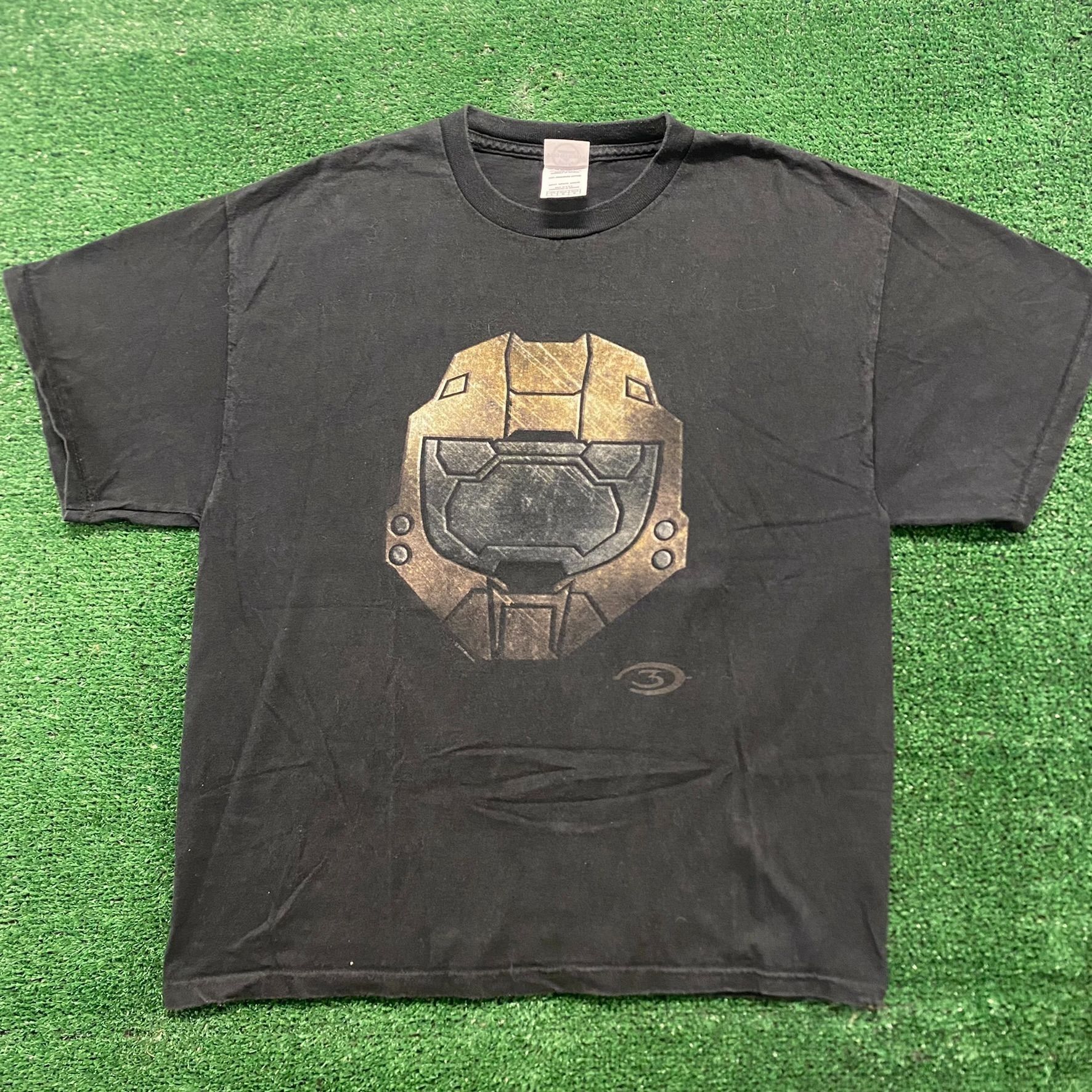 Vintage Halo 3 Master Chief Tee Vintage Y2K Gamer Gaming Shirt Size US L / EU 52-54 / 3 - 1 Thumbnail