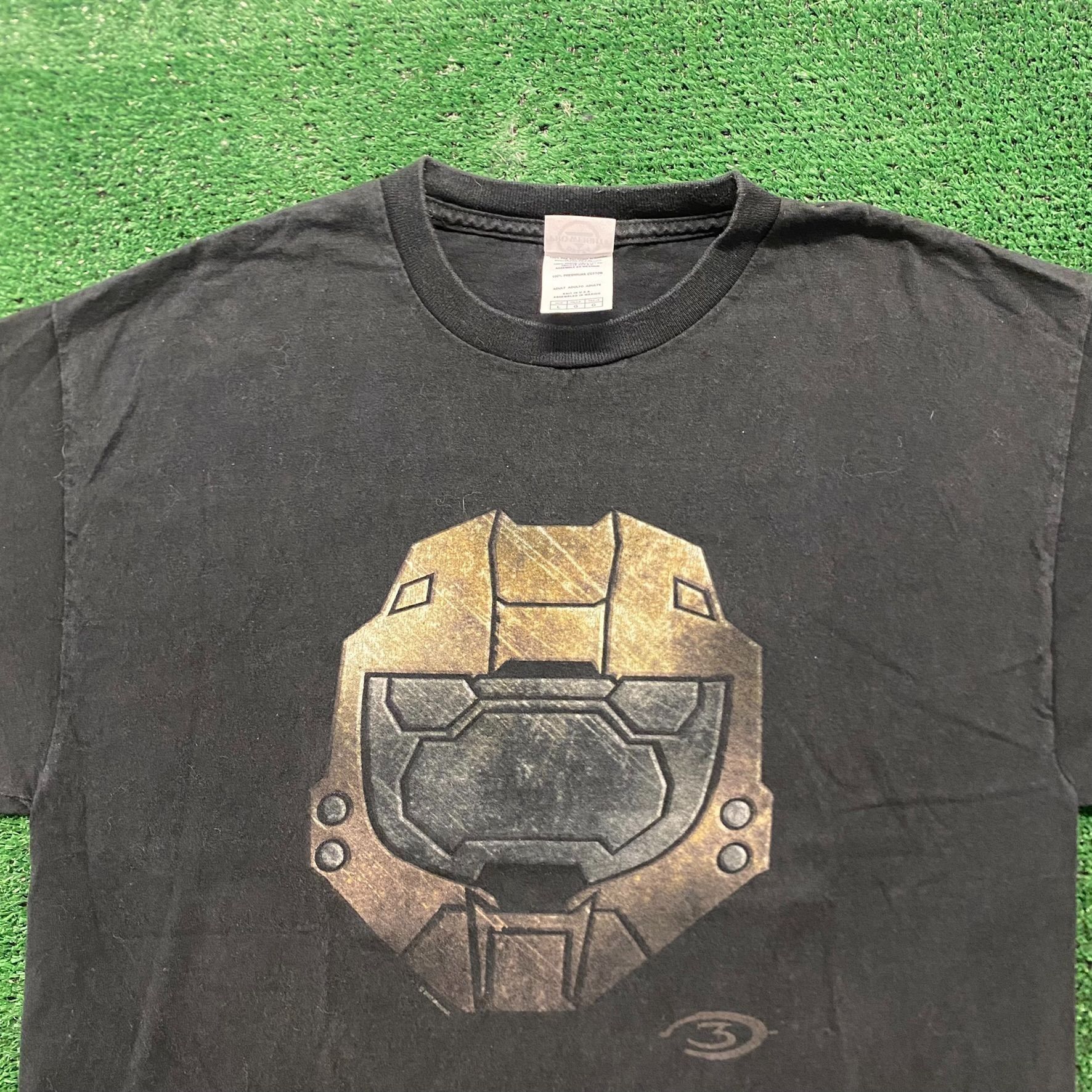 Vintage Halo 3 Master Chief Tee Vintage Y2K Gamer Gaming Shirt Size US L / EU 52-54 / 3 - 2 Thumbnail