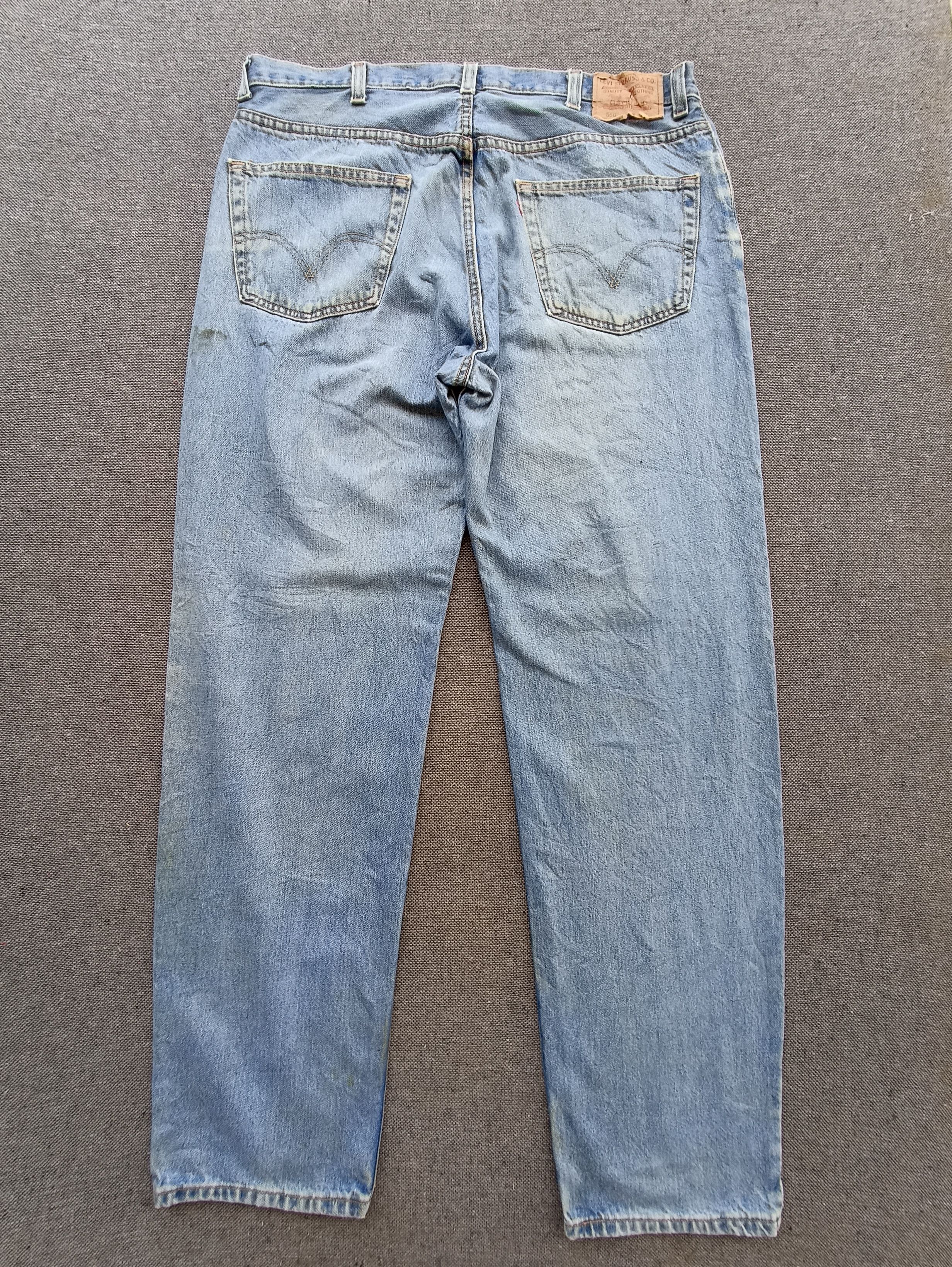 Jean × Levi's × Vintage Vintage Levis 550 Stone Wash Jeans - J212 Size US 41 - 2 Thumbnail