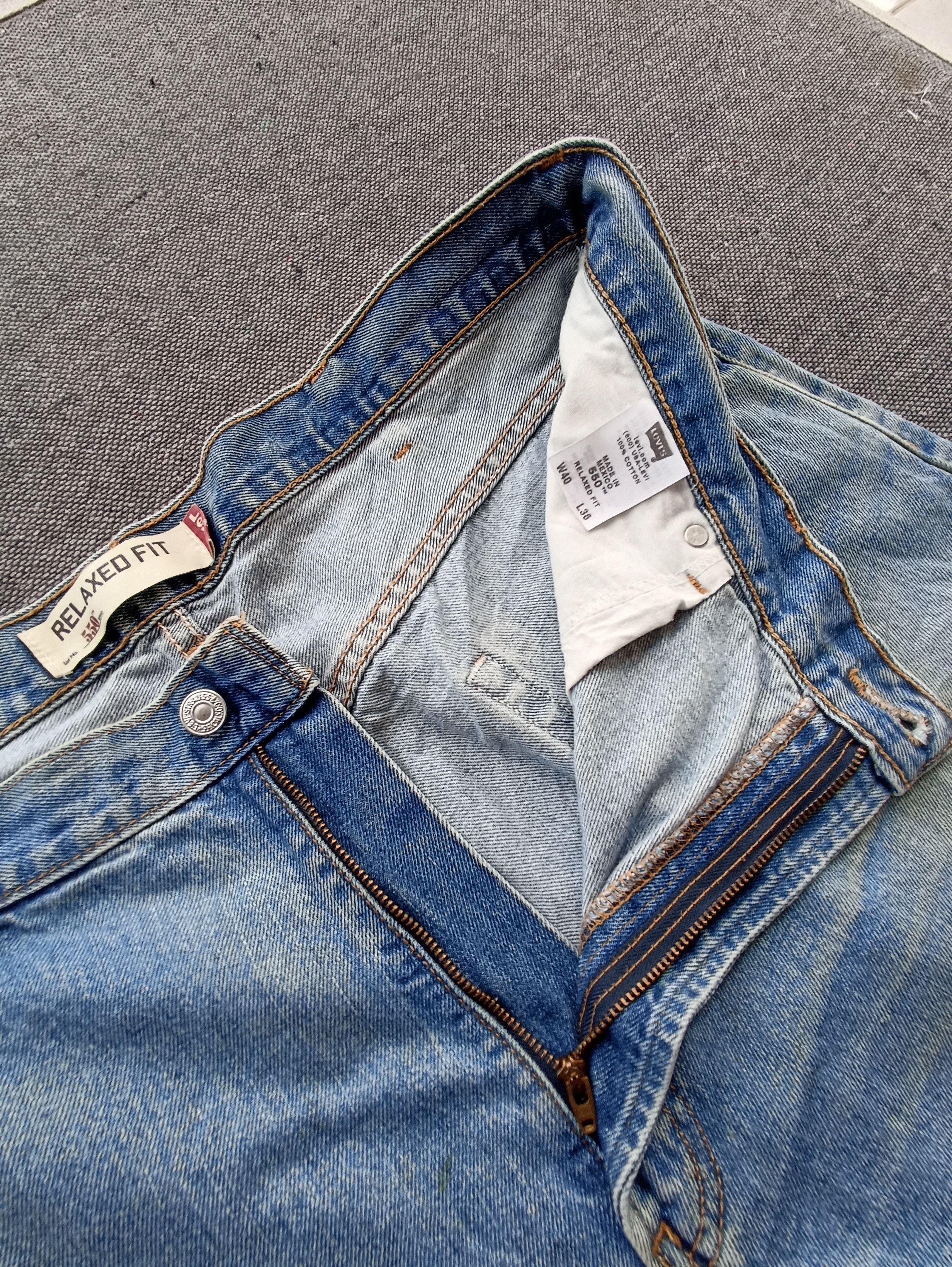 Jean × Levi's × Vintage Vintage Levis 550 Stone Wash Jeans - J212 Size US 41 - 3 Thumbnail