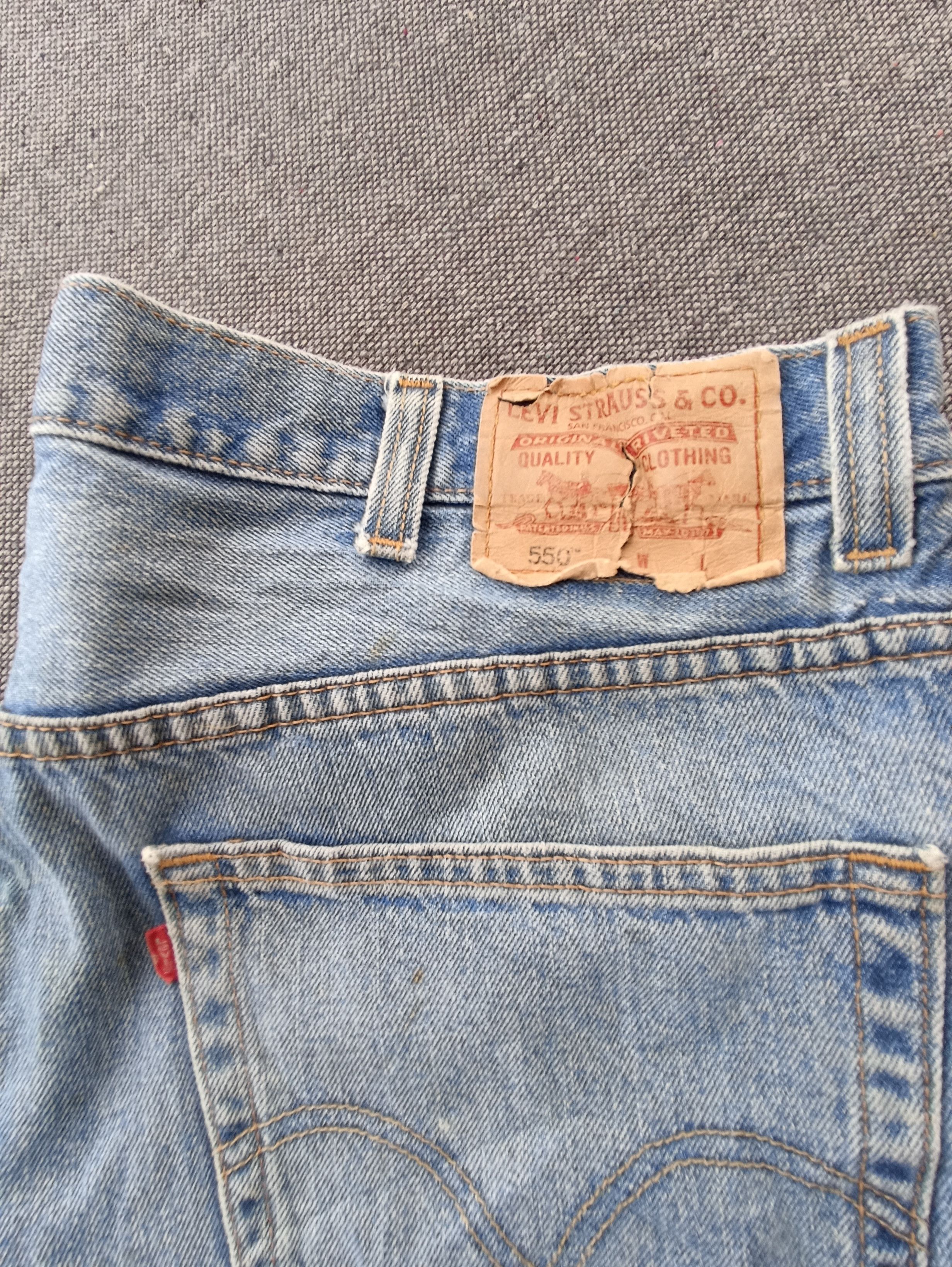 Jean × Levi's × Vintage Vintage Levis 550 Stone Wash Jeans - J212 Size US 41 - 8 Thumbnail
