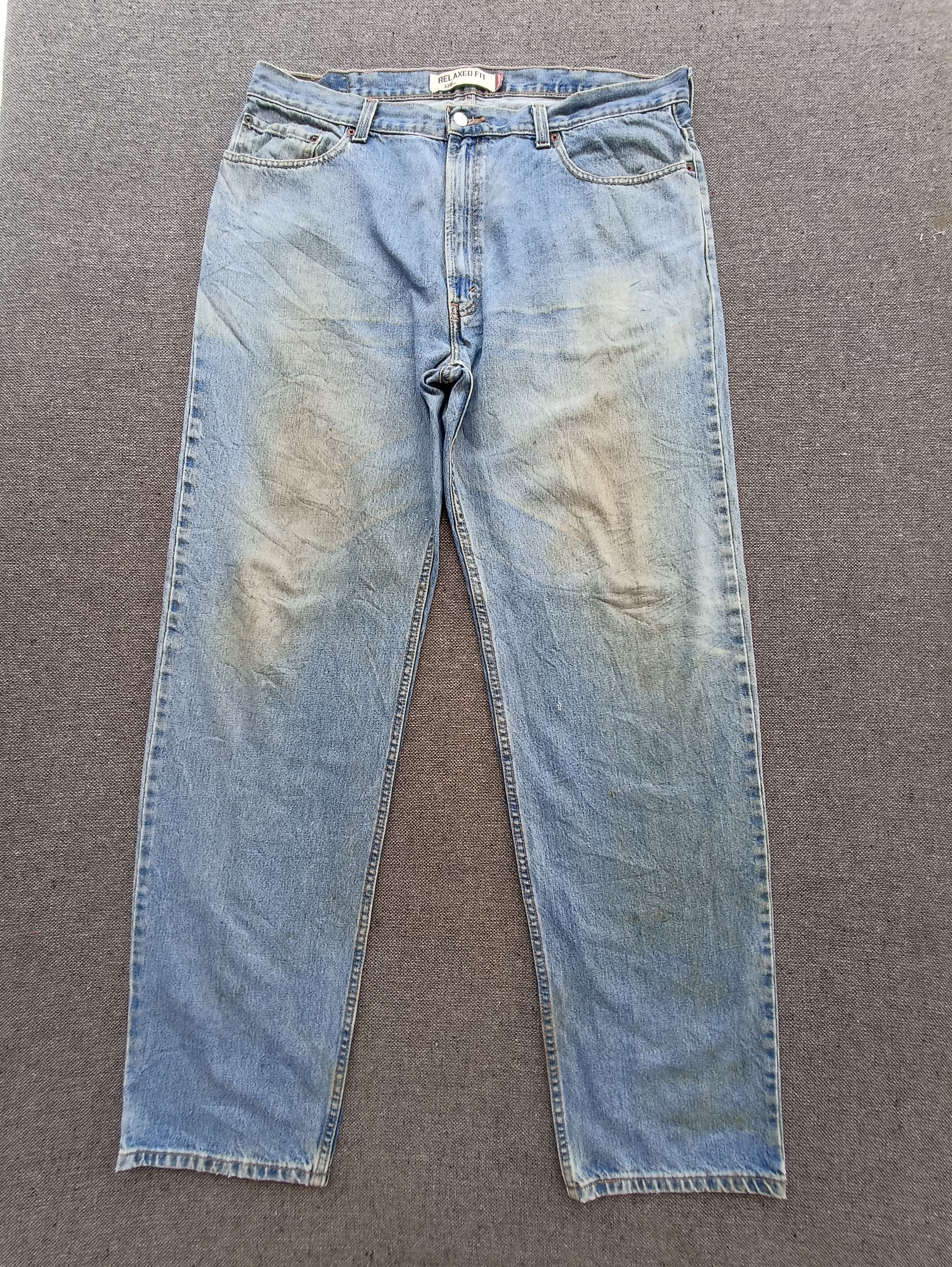 image of Vintage Levis 550 Stone Wash Jeans - J212 in Blue, Men's (Size 41)