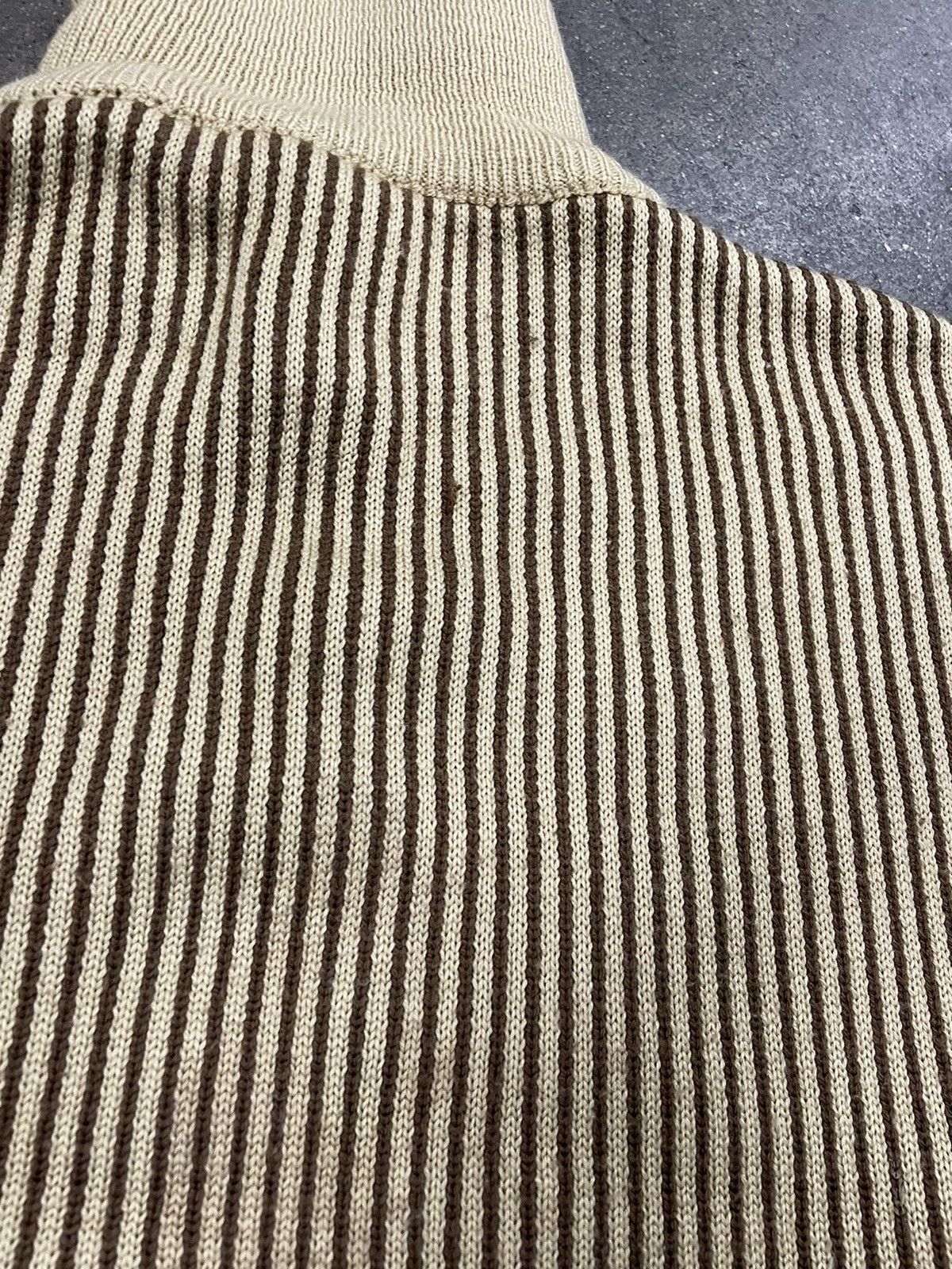 Vintage Vintage 1990s Brown Striped Arabic Knit Sweater Size US XL / EU 56 / 4 - 5 Thumbnail