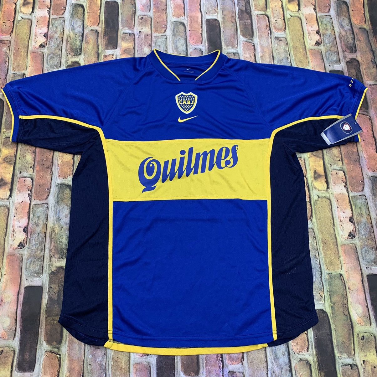 Nike Vintage Boca Juniors jersey | Grailed