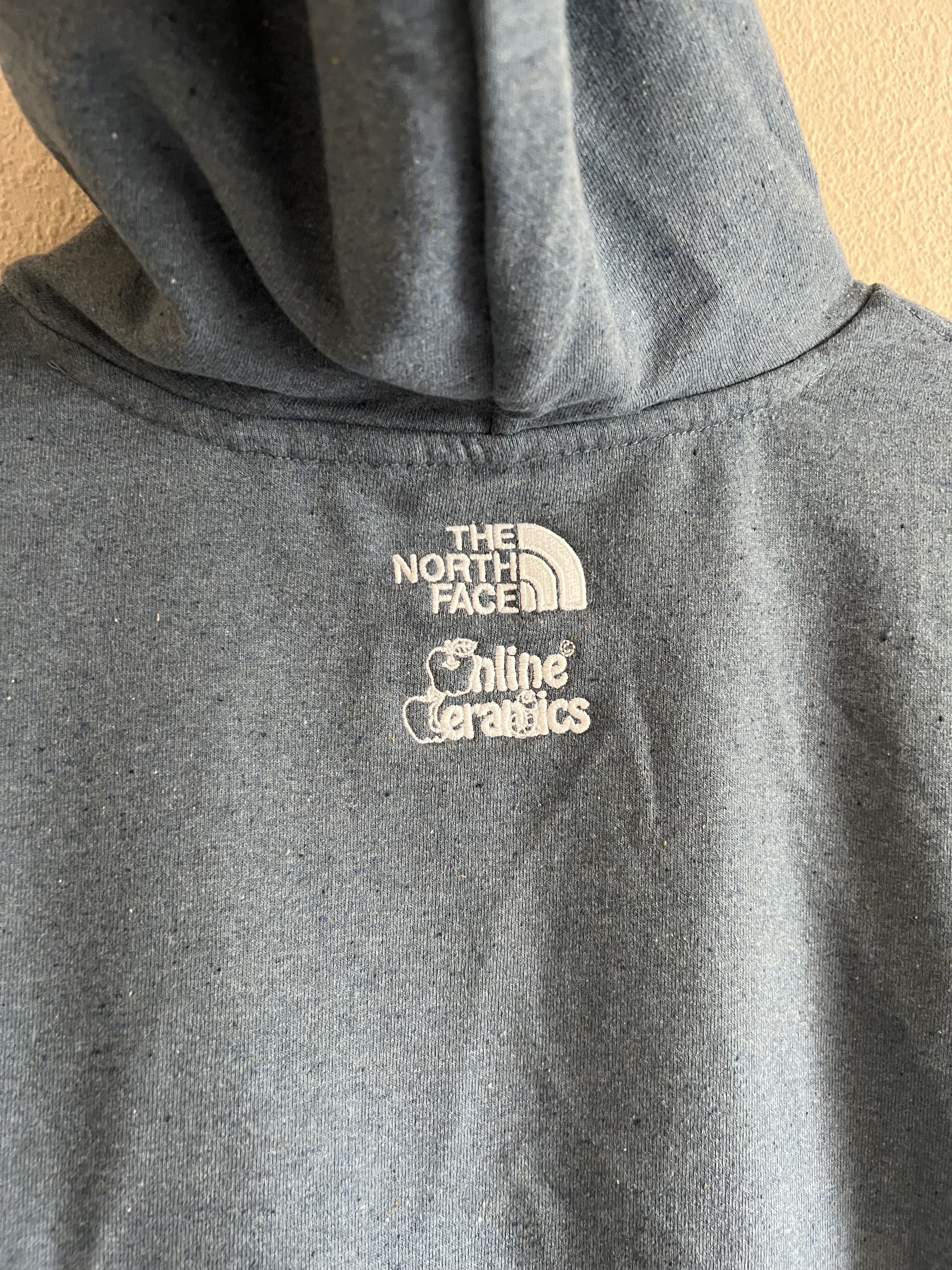 Online Ceramics × The North Face Online Ceramics TNF Graphic Regrind Hoodie in Blue Size US M / EU 48-50 / 2 - 5 Thumbnail