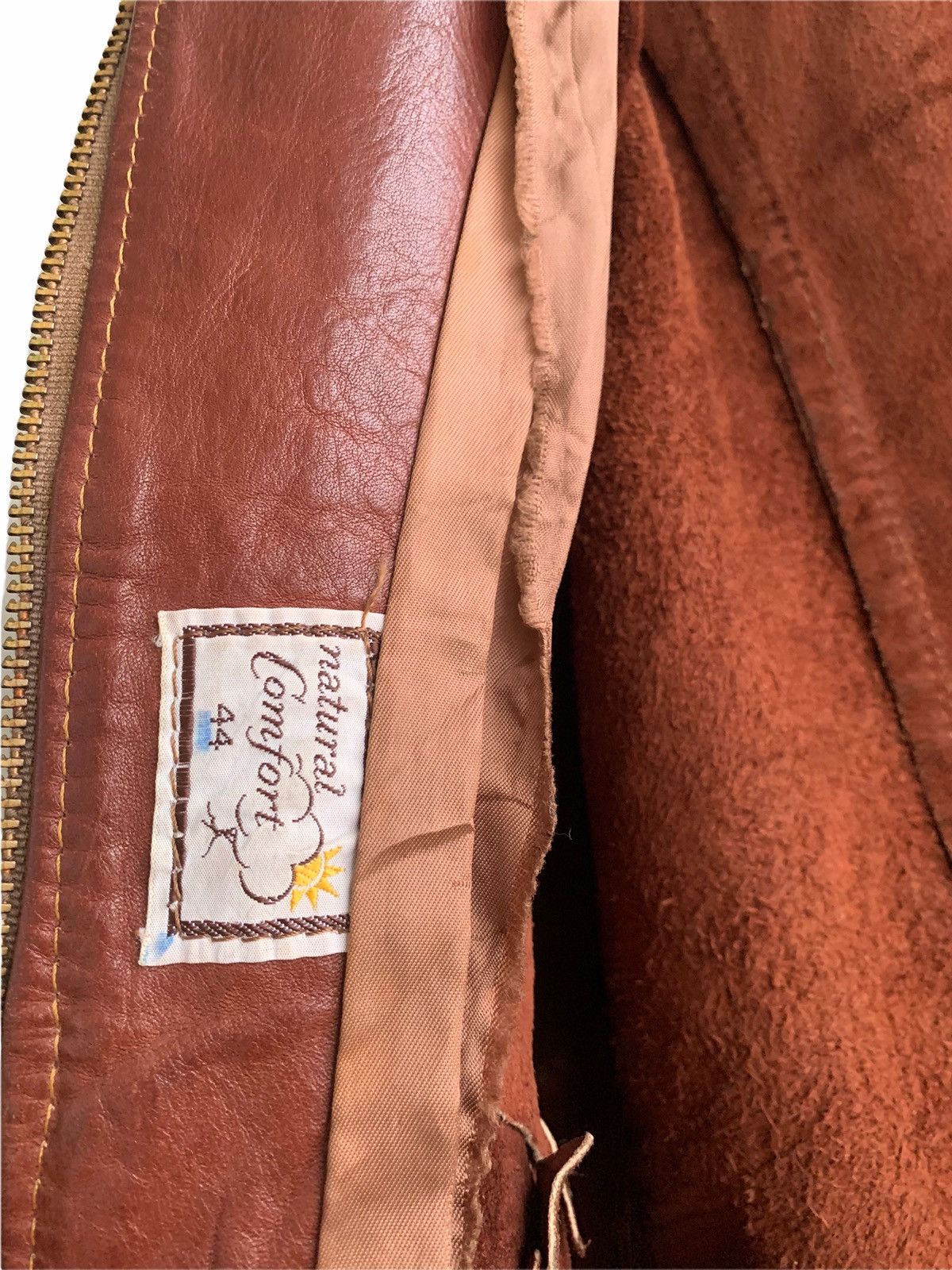 Genuine Leather Vintage 70s Casual Leather Jacket Size US S / EU 44-46 / 1 - 13 Thumbnail