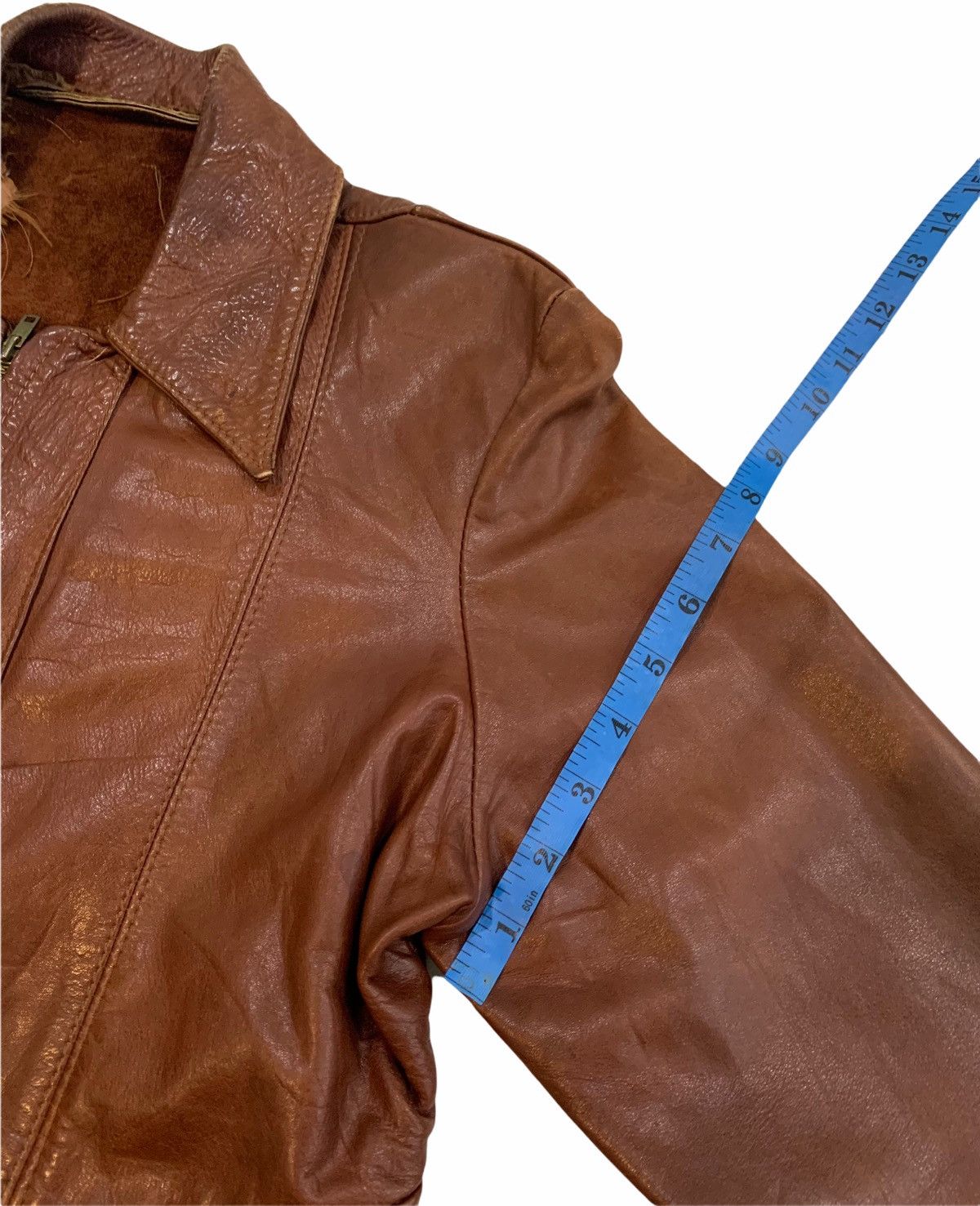 Genuine Leather Vintage 70s Casual Leather Jacket Size US S / EU 44-46 / 1 - 20 Thumbnail