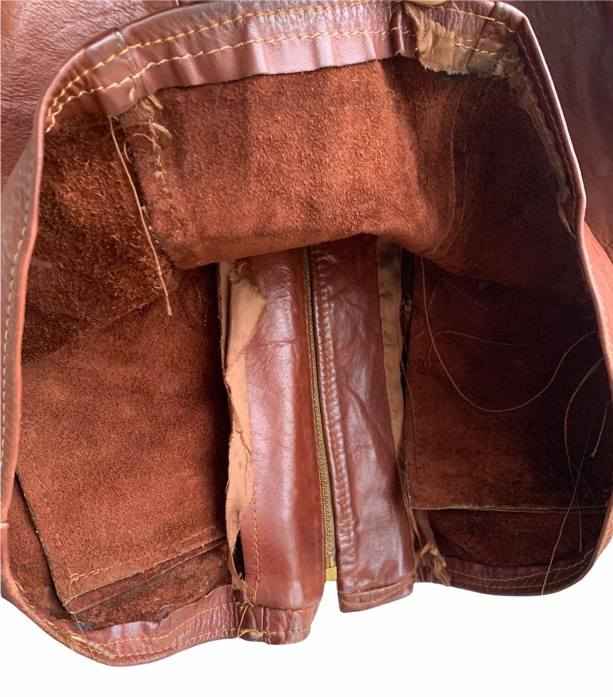 Genuine Leather Vintage 70s Casual Leather Jacket Size US S / EU 44-46 / 1 - 14 Thumbnail