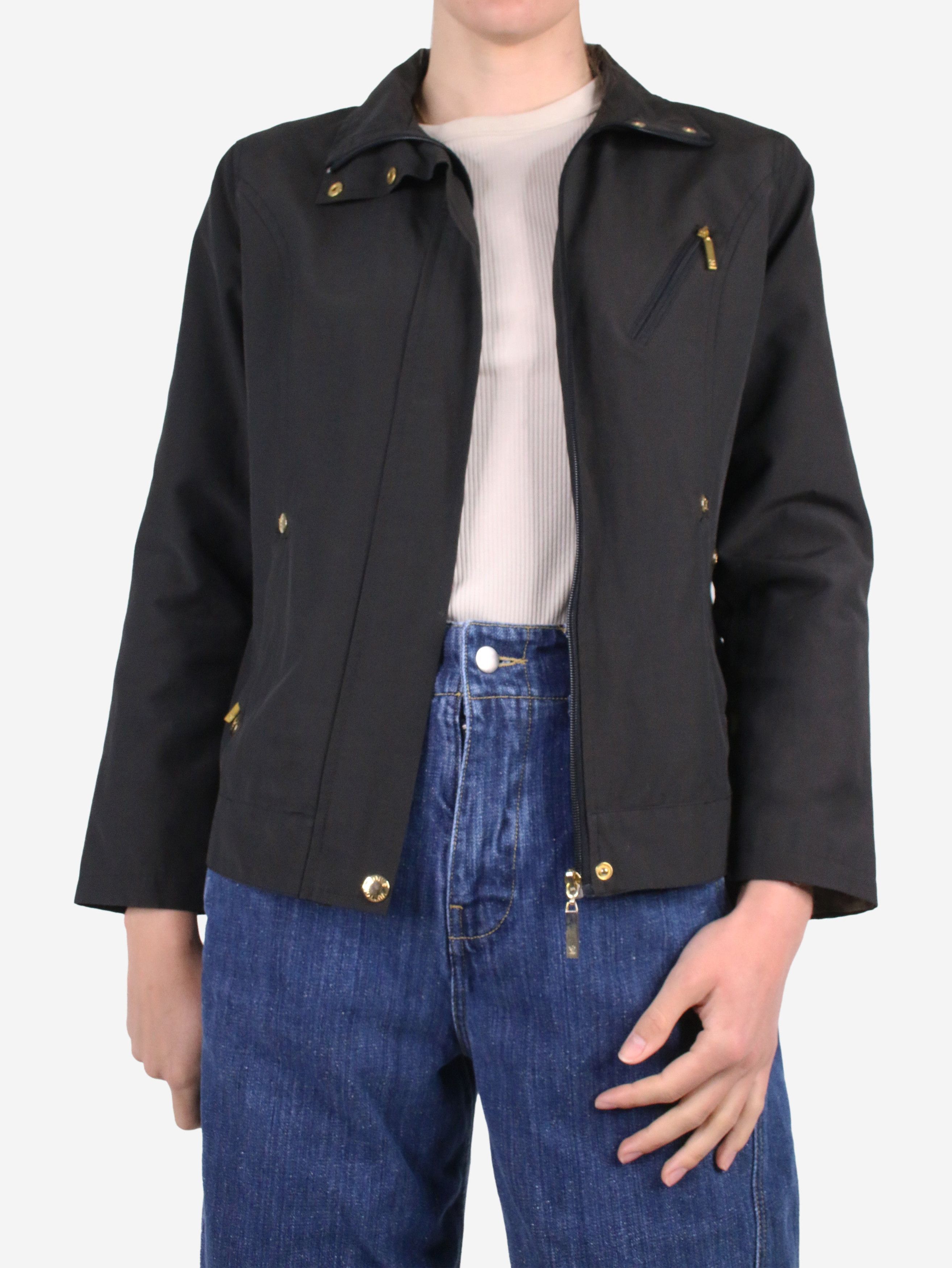 Black light zipped jacket - size L
