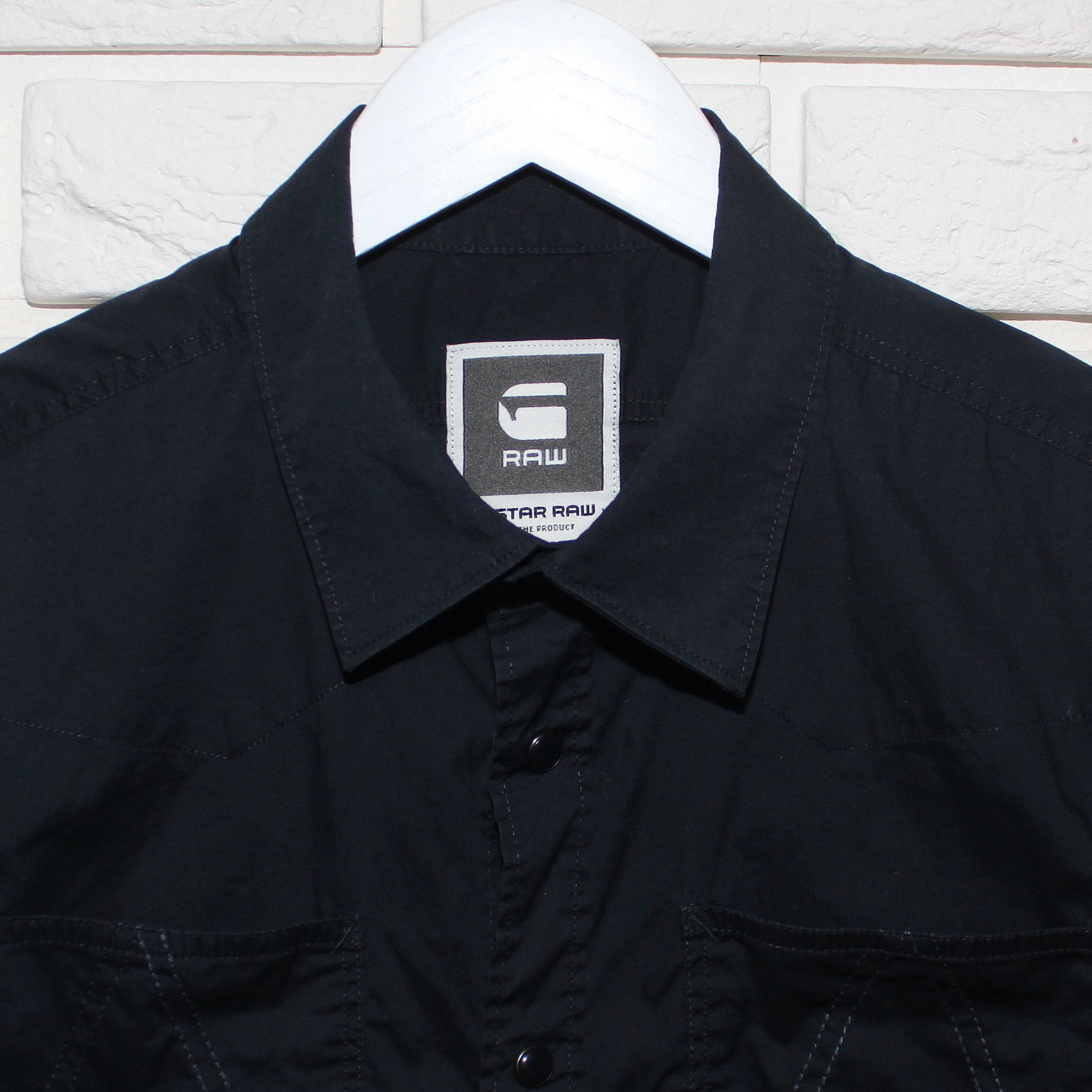 G-Star Men's G-Star Dark Blue Longsleeve Shirt Size S Size US S / EU 44-46 / 1 - 5 Thumbnail