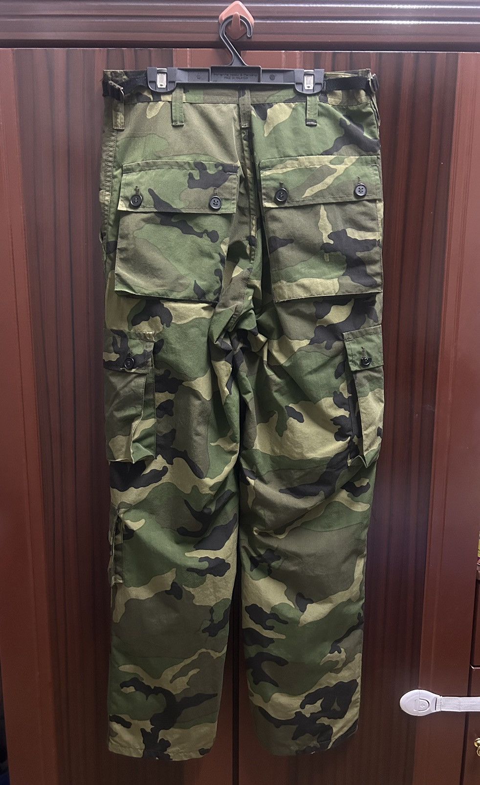 Bape OG Vintage 90s A Bathing Ape Woodland Camo Cargo Pants Size US 30 / EU 46 - 5 Thumbnail