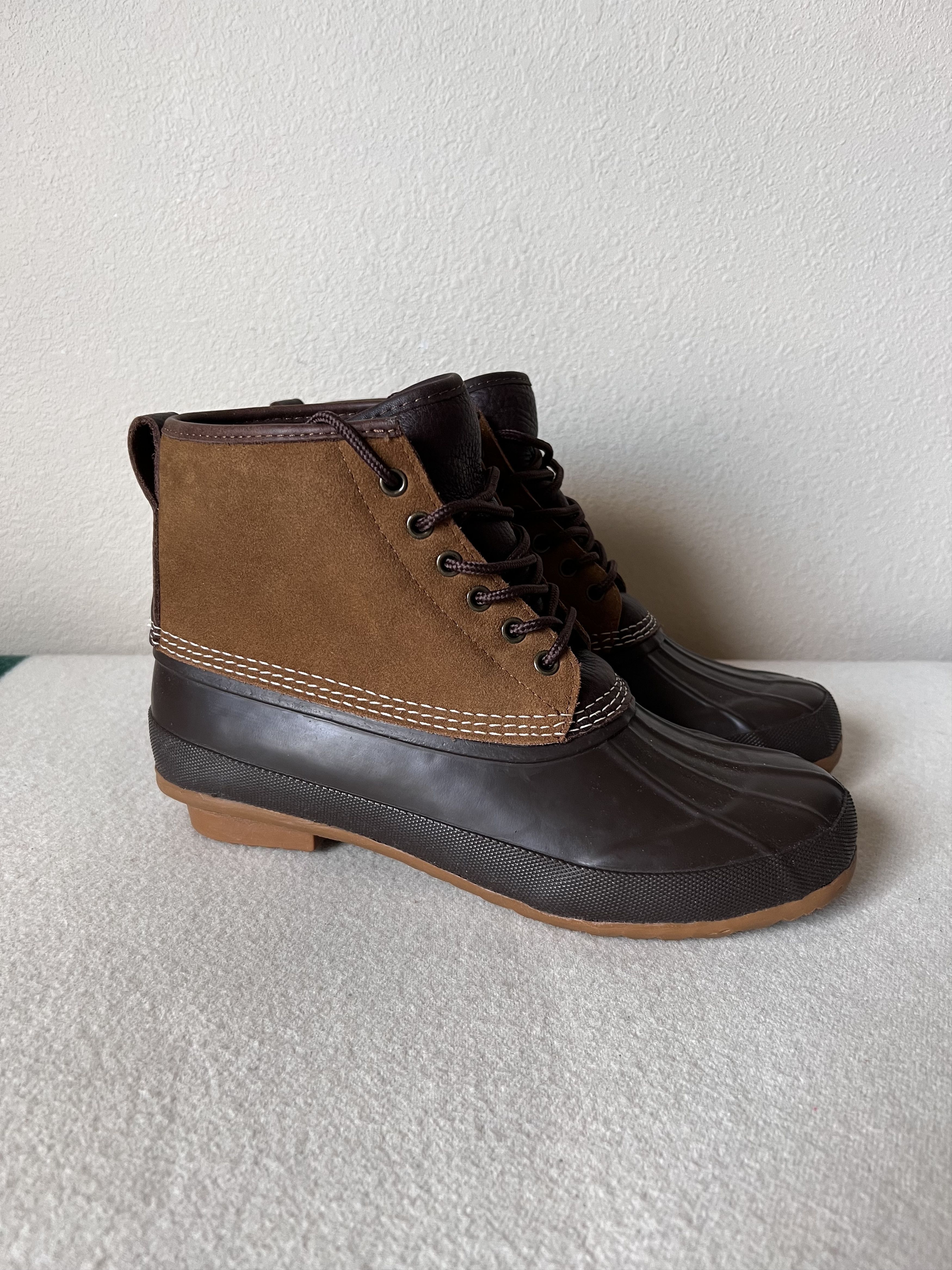 J.Crew J. Crew Heritage Duck Boots in Brown Suede Size US 10 / EU 43 - 1 Thumbnail