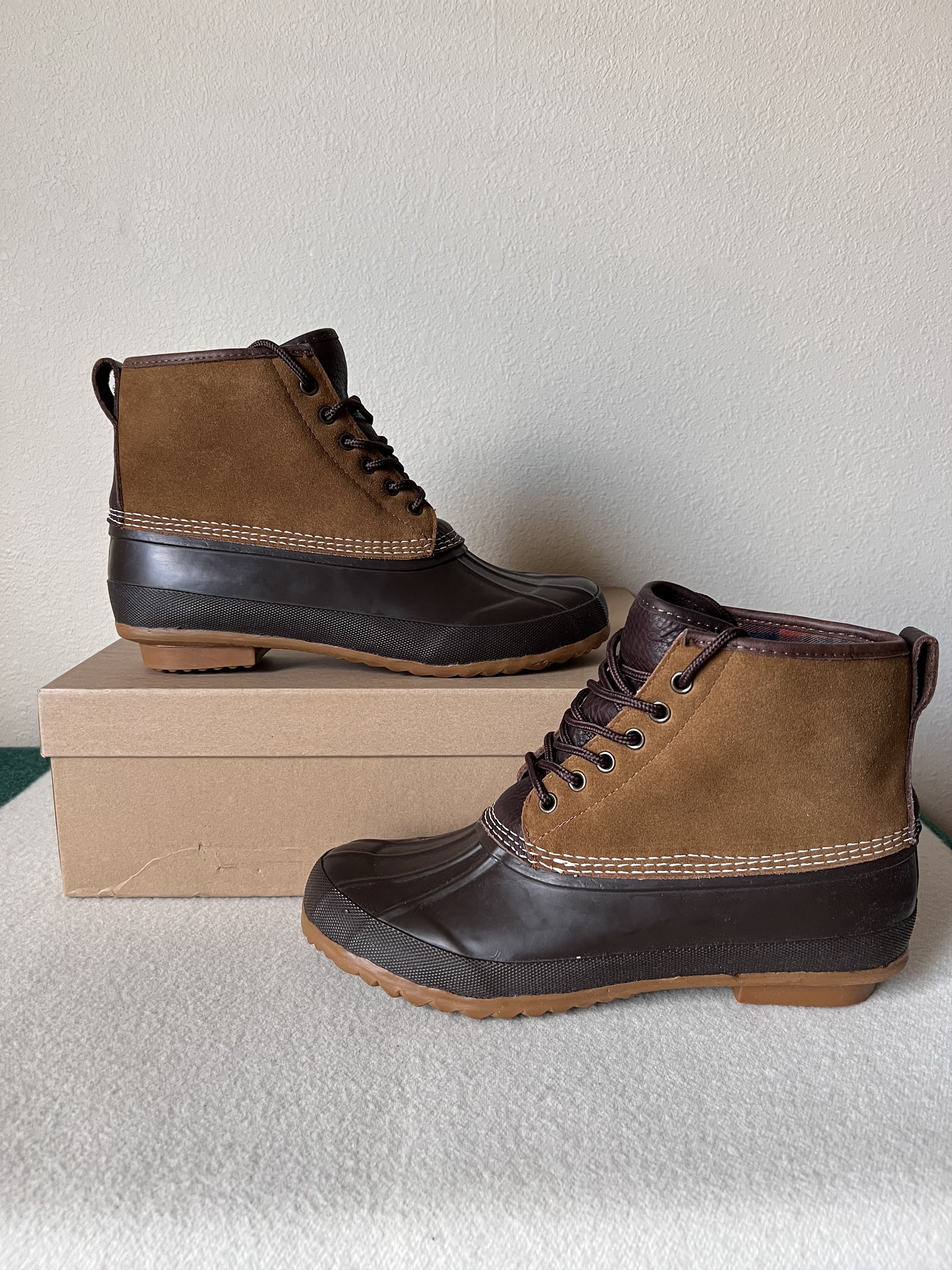 J.Crew J. Crew Heritage Duck Boots in Brown Suede Size US 10 / EU 43 - 2 Thumbnail