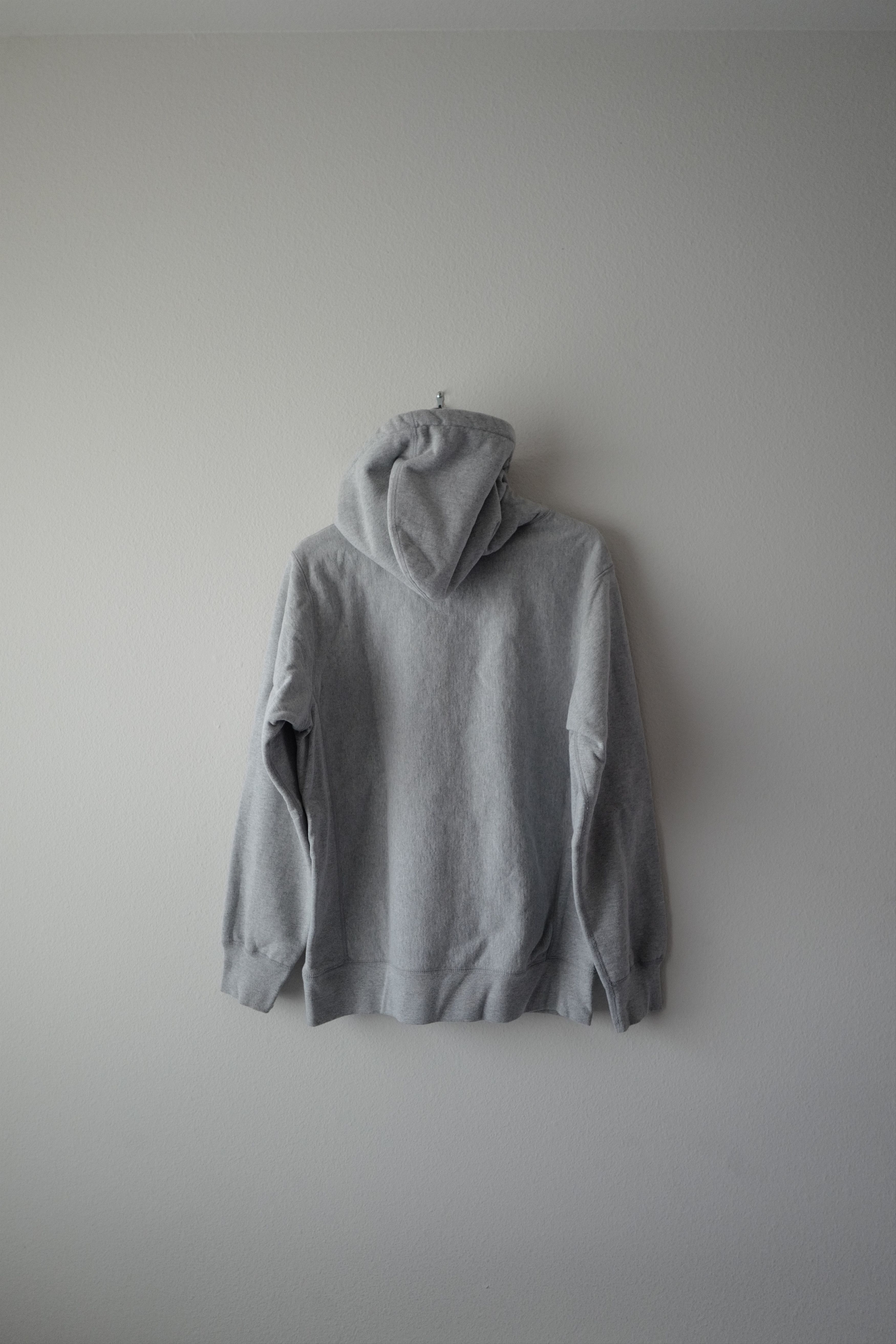 Supreme Grey / Red Box Logo Hoodie Size US L / EU 52-54 / 3 - 3 Thumbnail