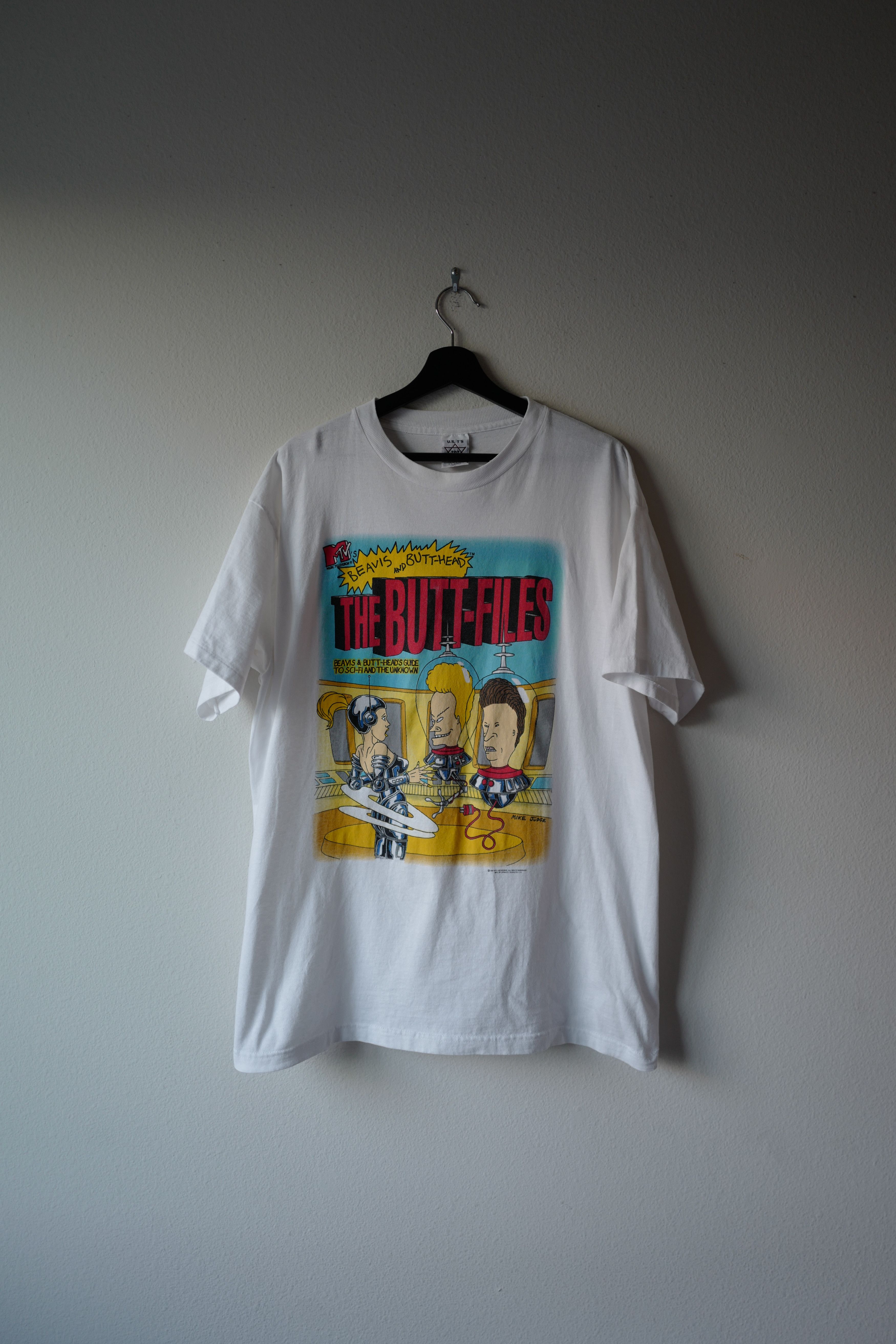 Mtv × Vintage 1997 Vintage Beavis & Butthead - The Buttfiles Tee Size US XL / EU 56 / 4 - 2 Thumbnail