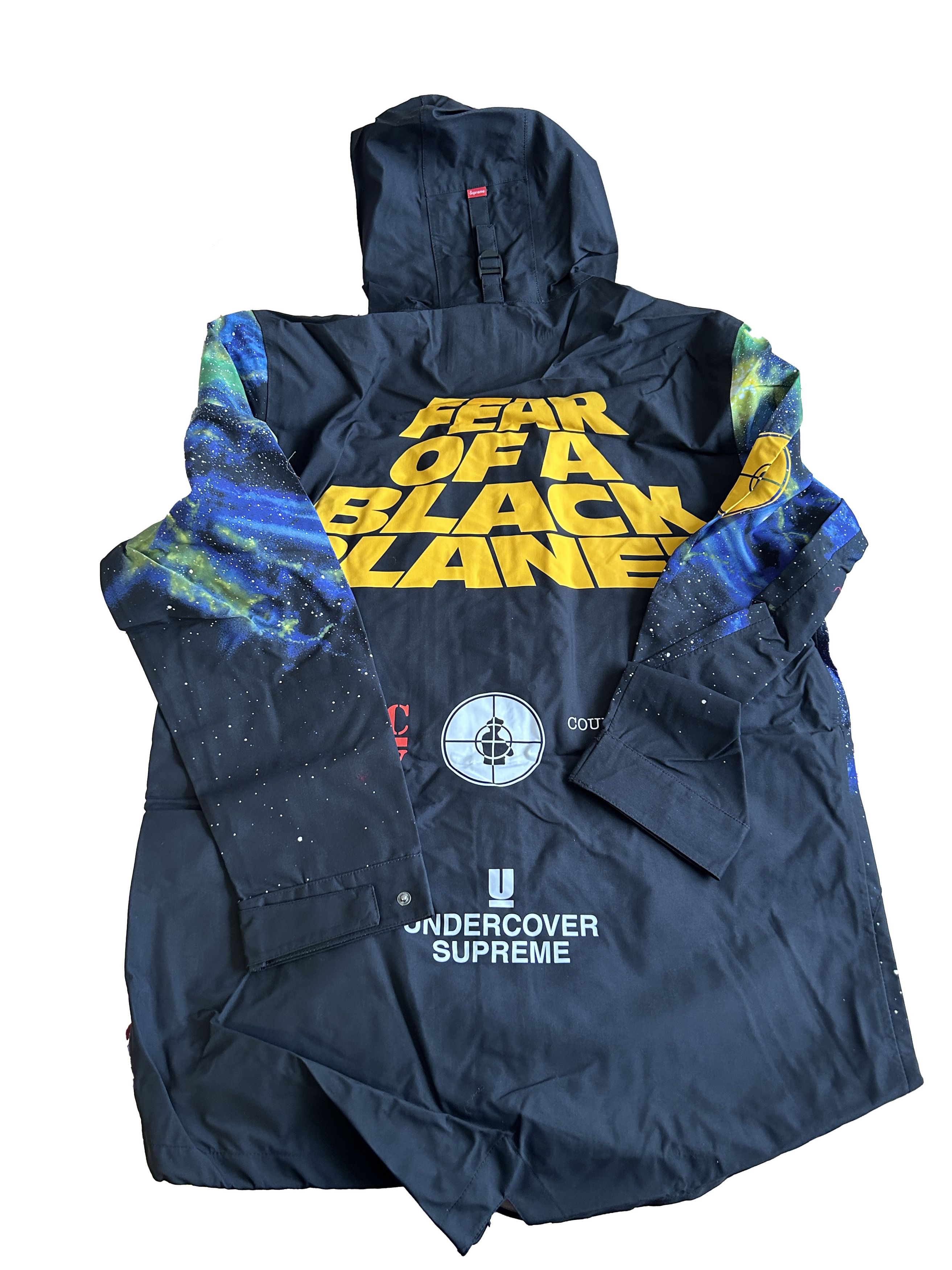Public Enemy × Supreme × Undercover Public Enemy Taped Seam Parka Size Medium M S/S 18 Multi Size US M / EU 48-50 / 2 - 2 Thumbnail