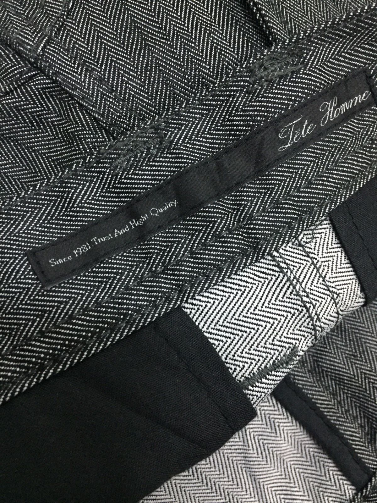 Tete Homme Tete Homme Tactical Herringbone Cargo Pants Size US 33 - 8 Thumbnail