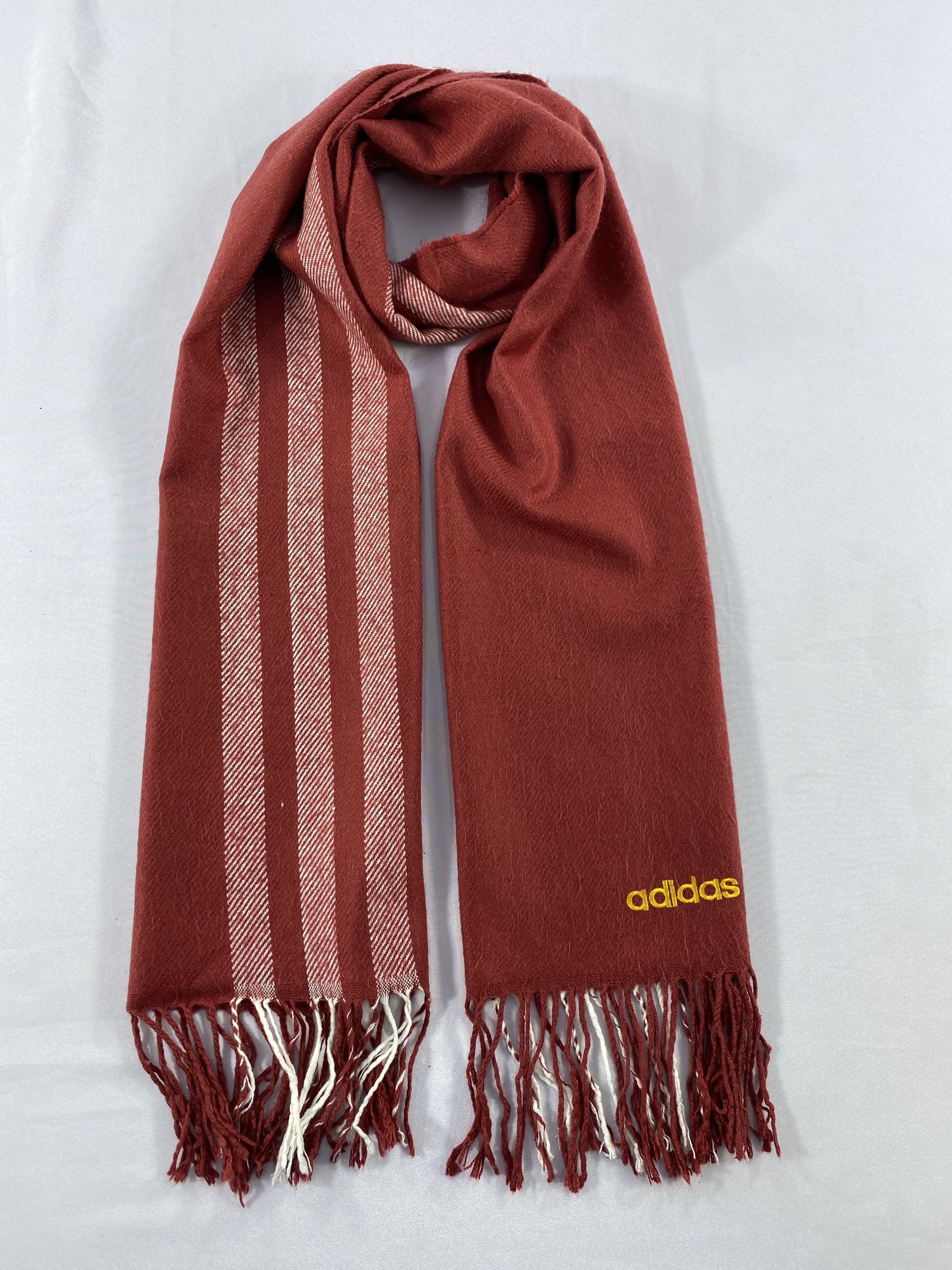 Vintage Adidas Scarf / Muffler / Neckwear Size ONE SIZE - 1 Thumbnail