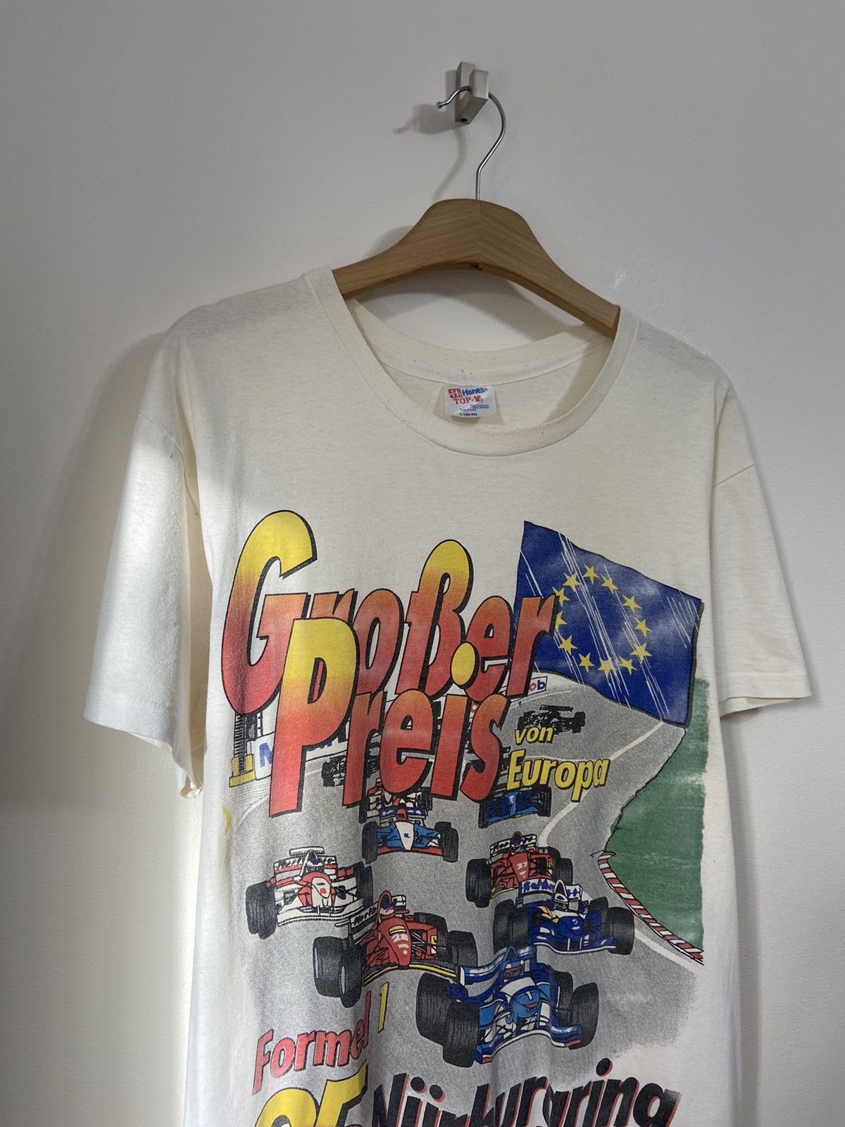 Band Tees Grand Prix’s Grober Preis 95 Nurburgring Formula 1 Size US L / EU 52-54 / 3 - 6 Thumbnail