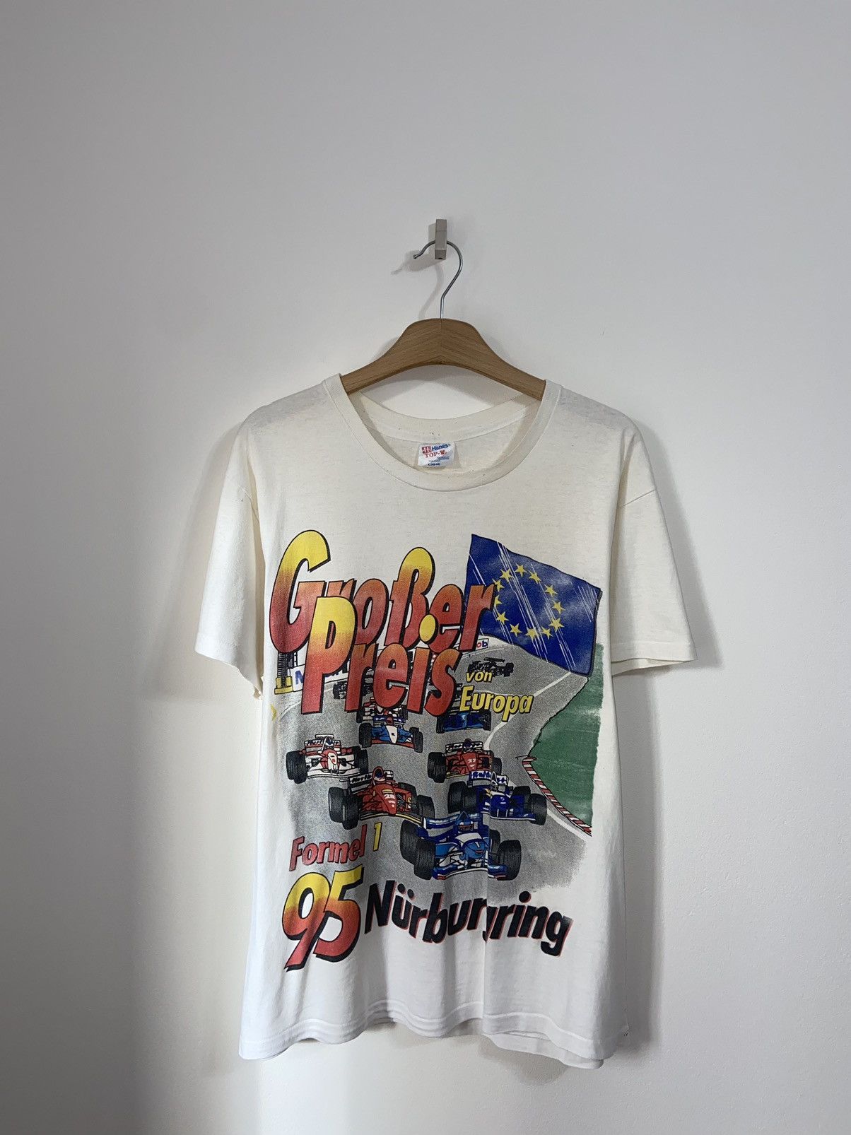 Band Tees Grand Prix’s Grober Preis 95 Nurburgring Formula 1 Size US L / EU 52-54 / 3 - 1 Thumbnail