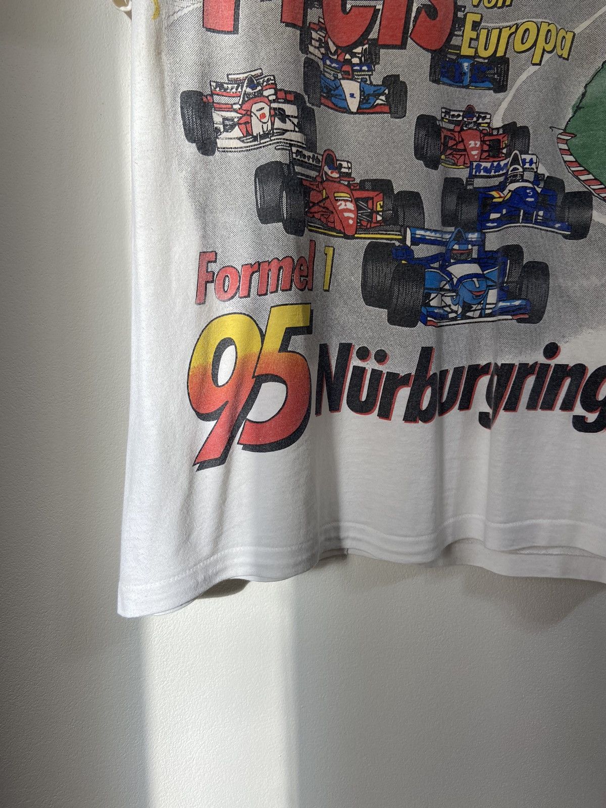 Band Tees Grand Prix’s Grober Preis 95 Nurburgring Formula 1 Size US L / EU 52-54 / 3 - 7 Thumbnail