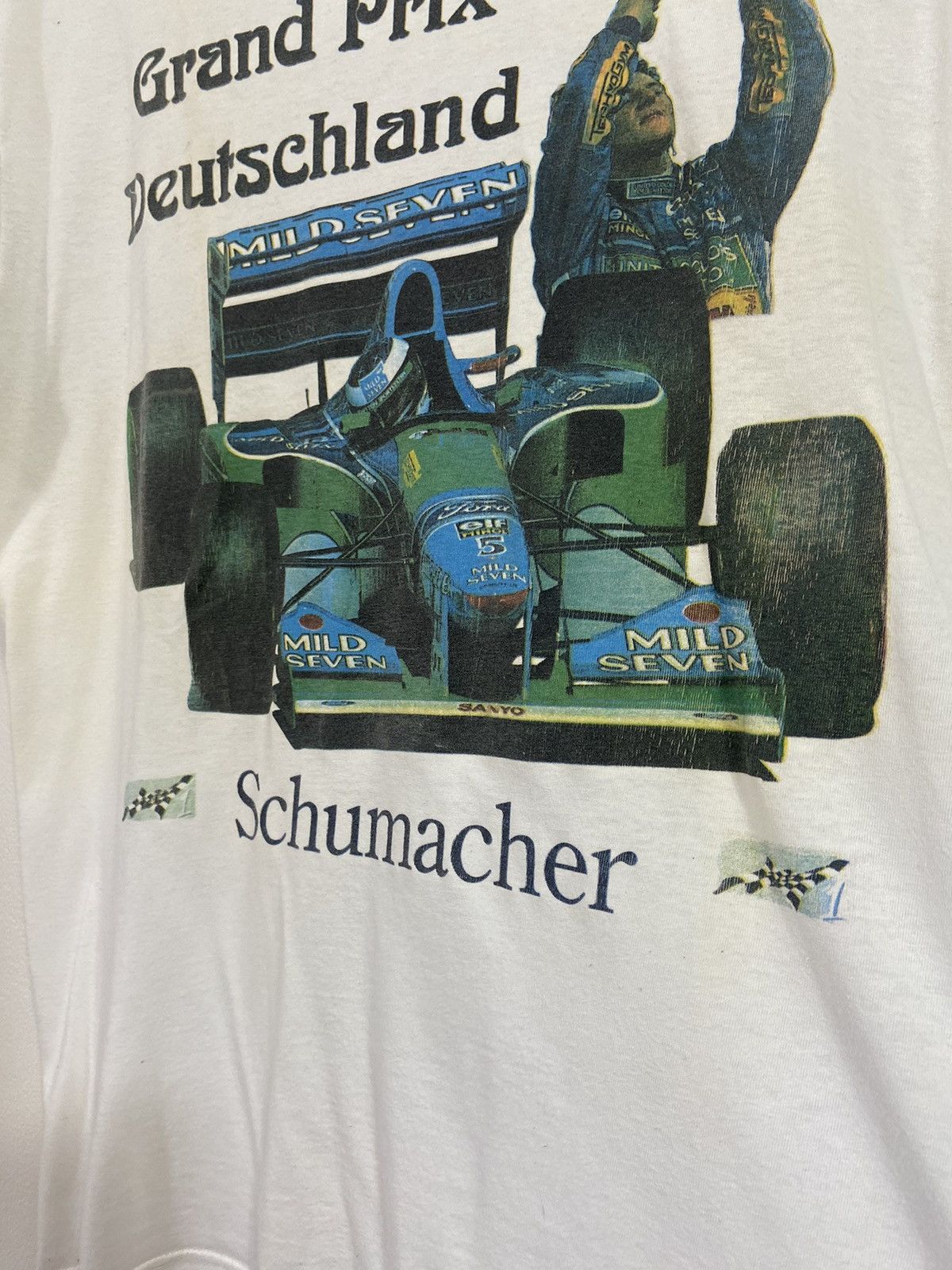 Band Tees Grand Prix Mild Seven Schumacher Vintage Shirt Size US XL / EU 56 / 4 - 9 Thumbnail