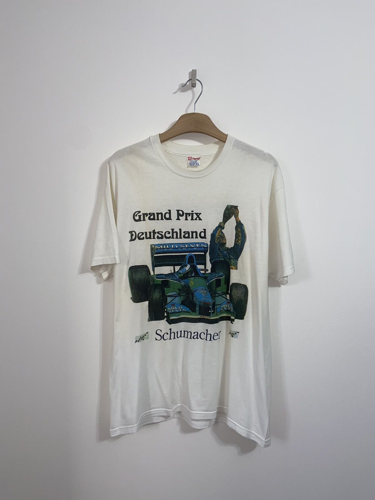 Band Tees Grand Prix Mild Seven Schumacher Vintage Shirt Size US XL / EU 56 / 4 - 1 Thumbnail
