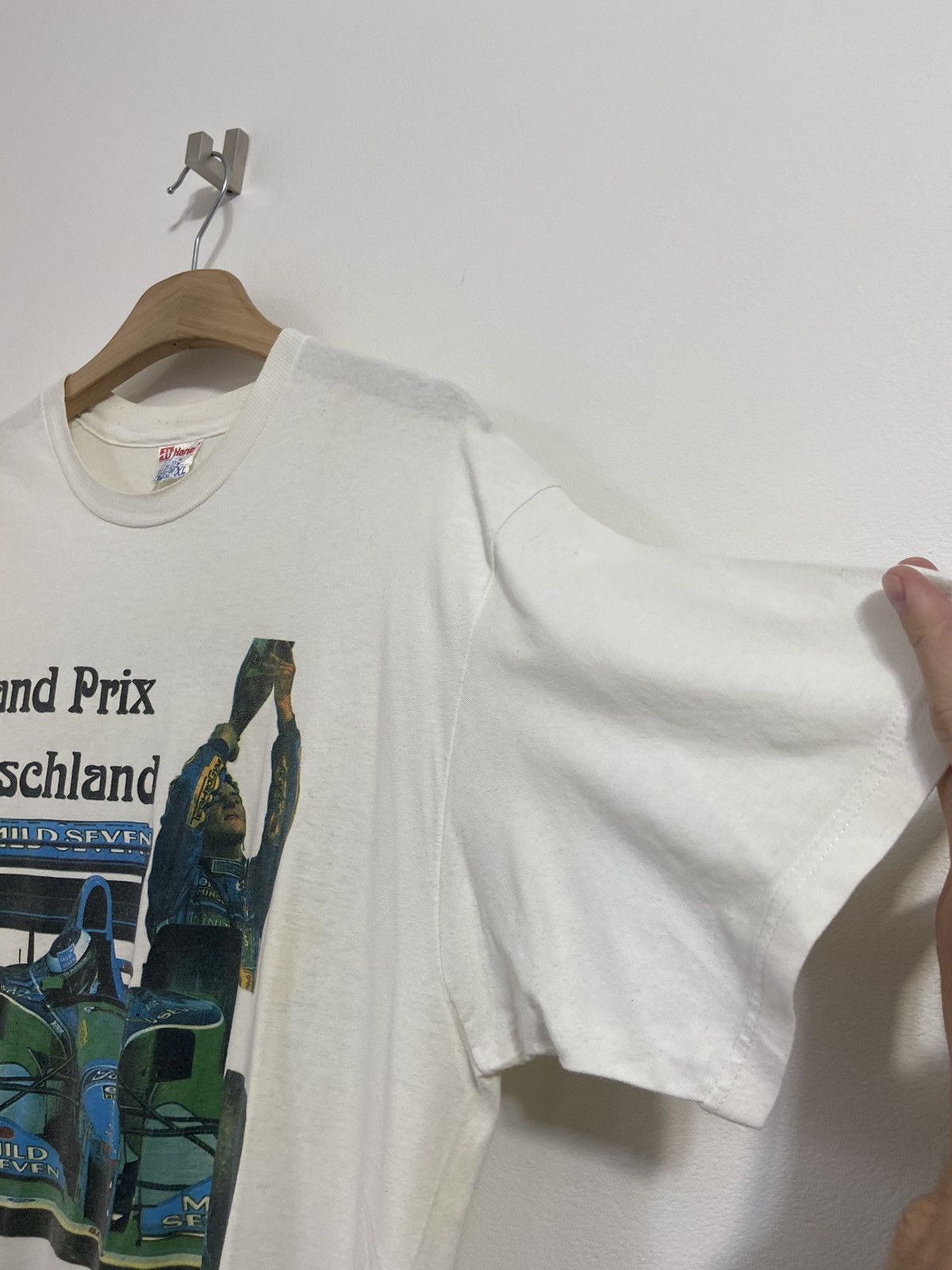 Band Tees Grand Prix Mild Seven Schumacher Vintage Shirt Size US XL / EU 56 / 4 - 13 Thumbnail
