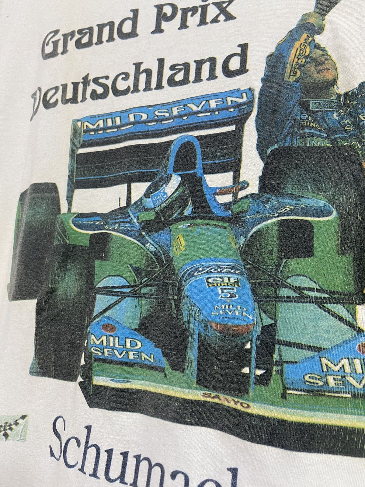 Band Tees Grand Prix Mild Seven Schumacher Vintage Shirt Size US XL / EU 56 / 4 - 10 Thumbnail