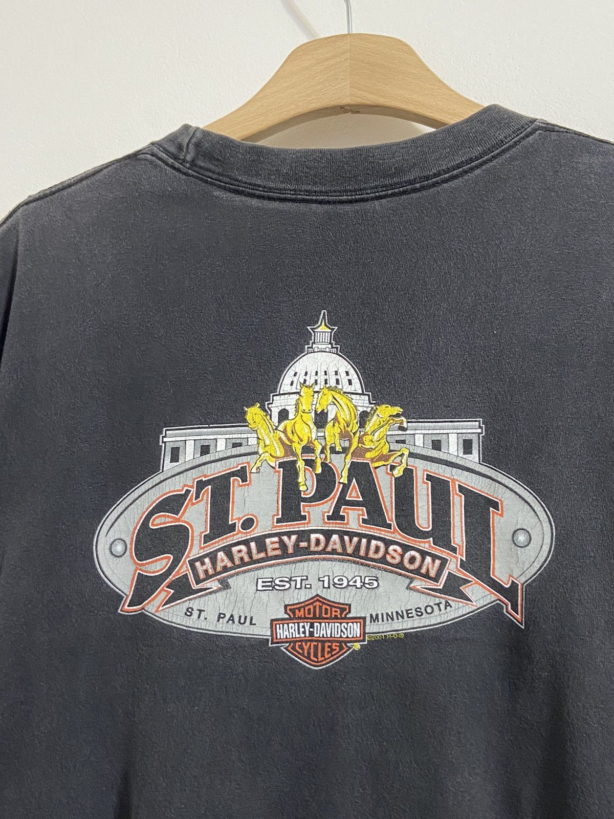 Vintage Vintage Shirt Harley Davidson 1992 3D Emblem Feel the Spirit Size US L / EU 52-54 / 3 - 13 Thumbnail