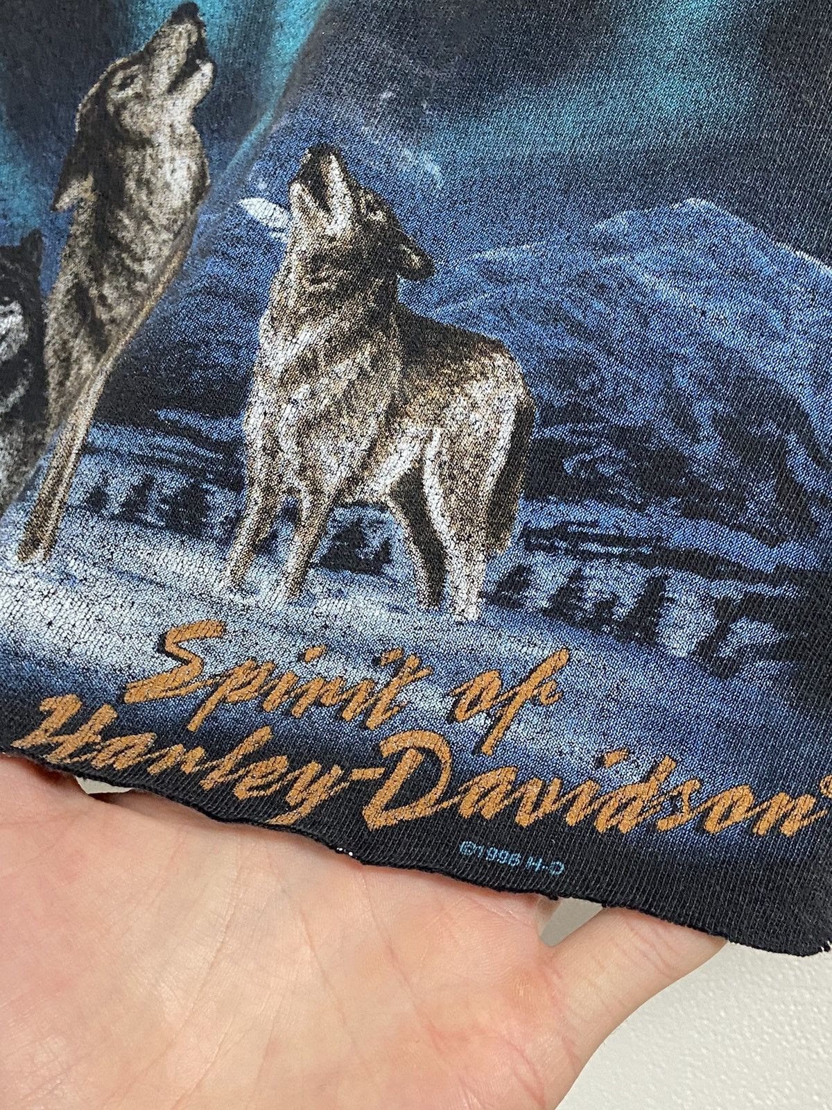 Vintage Vintage Shirt Harley Davidson 1992 3D Emblem Feel the Spirit Size US L / EU 52-54 / 3 - 6 Thumbnail