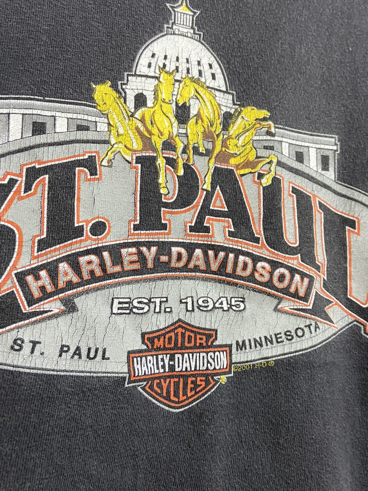 Vintage Vintage Shirt Harley Davidson 1992 3D Emblem Feel the Spirit Size US L / EU 52-54 / 3 - 15 Thumbnail
