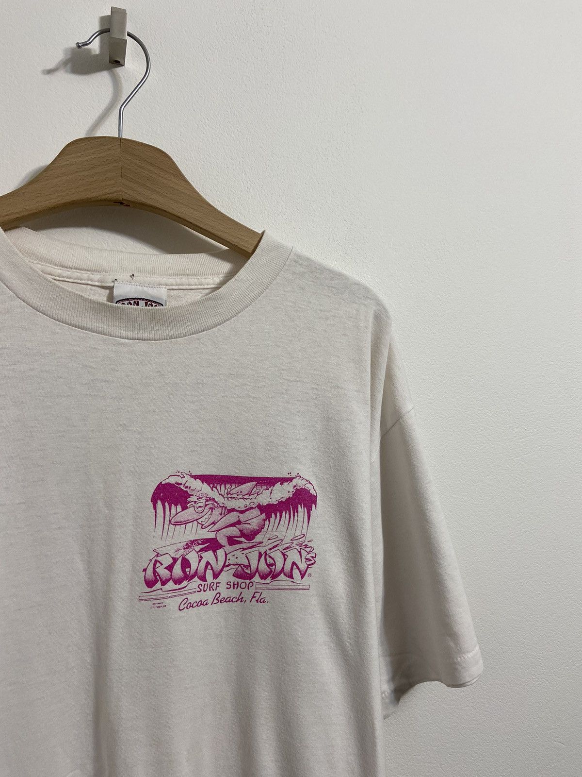 Band Tees Ron Jon Surf Shop 1989 Vintage Shirt Size US XL / EU 56 / 4 - 2 Thumbnail