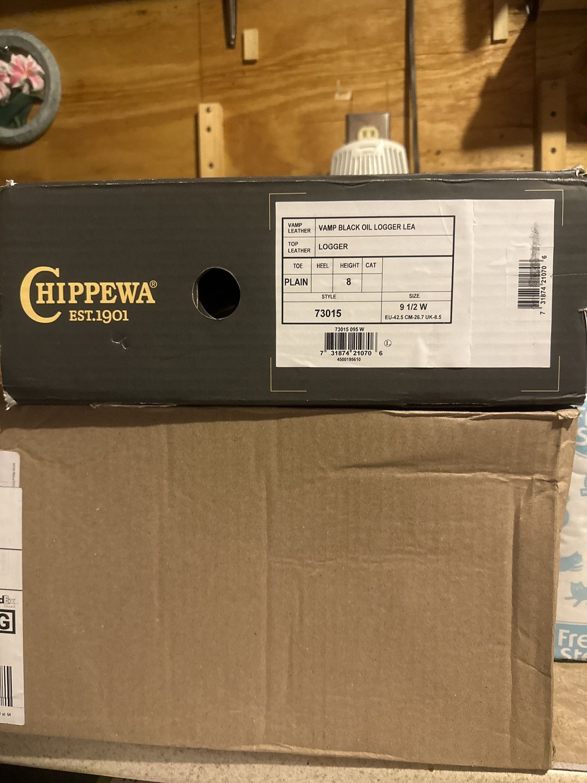 Chippewa CHIPPEWA LOGGER BLACK Size US 9.5 / EU 42-43 - 3 Thumbnail