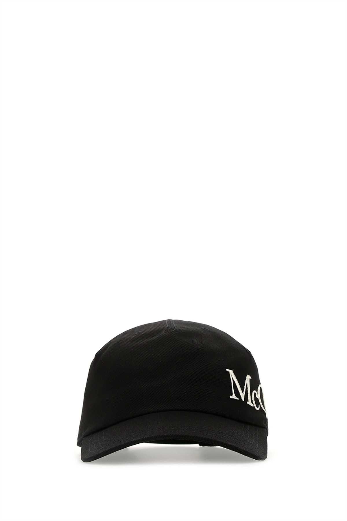 Black Gabardine Baseball Cap