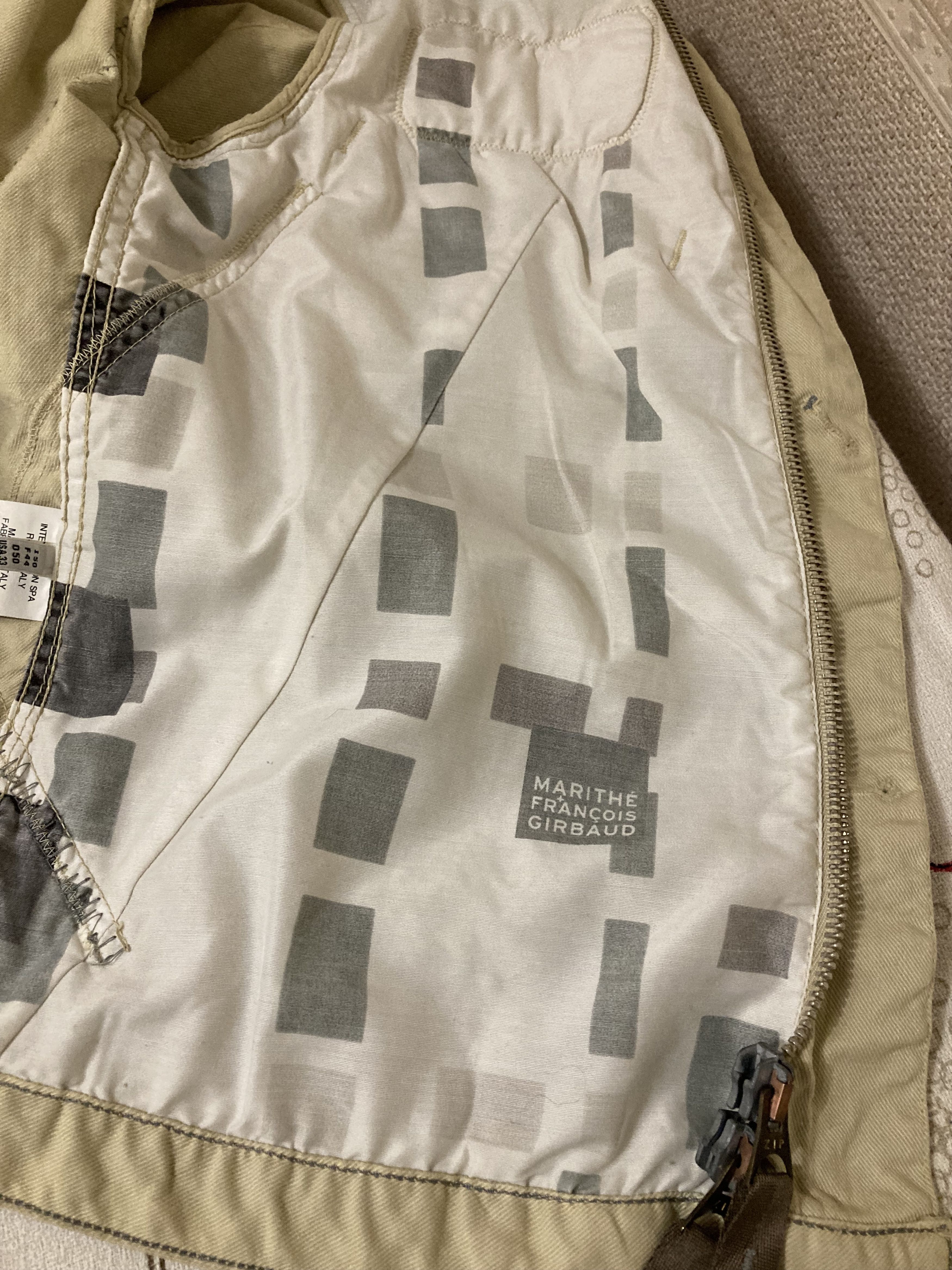 Marithe + Francois Girbaud Fit S to M,Marithe Francois Girbaud Geometric Italy Jacket Size US S / EU 44-46 / 1 - 8 Thumbnail
