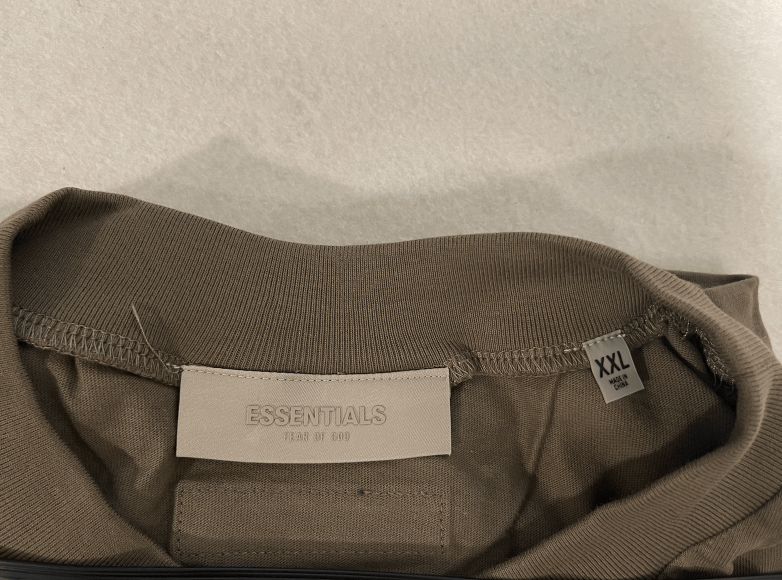 Fear of God 🔥 Fear of God Essentials T-shirt off Wood Brown Sz (XXL) Size US XXL / EU 58 / 5 - 11 Thumbnail