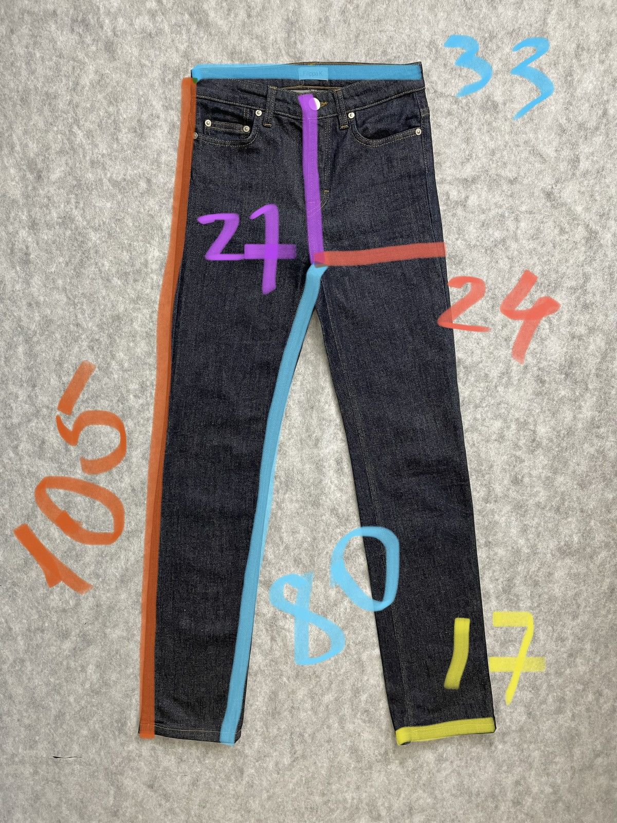 Filippa K Filippa K Stella Raw Blue Jeans Womens size XS Size 25" / US 0 / IT 36 - 14 Thumbnail