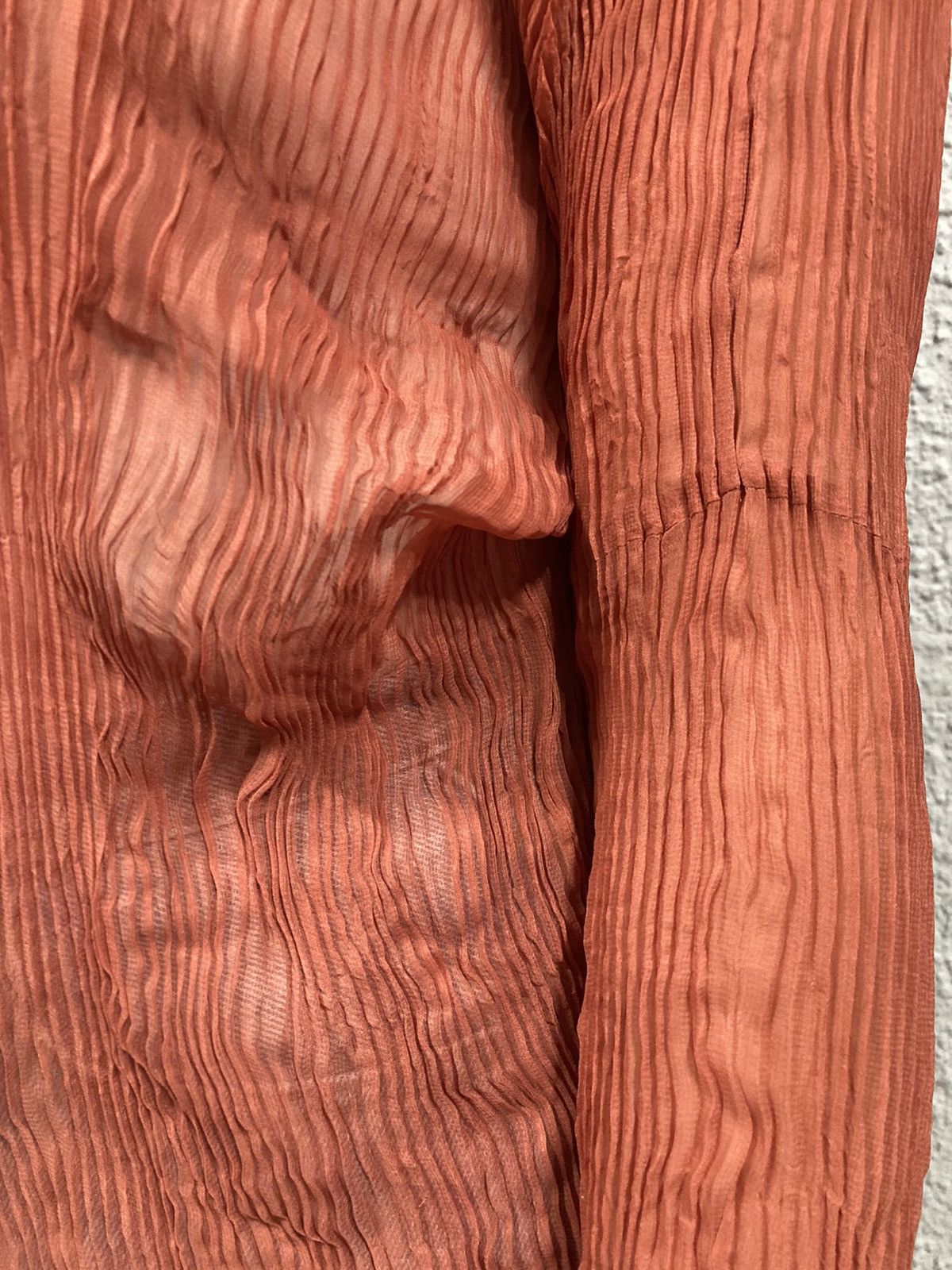 Issey Miyake Wavy Pleated Long Sleeved Turtleneck Size M / US 6-8 / IT 42-44 - 3 Thumbnail