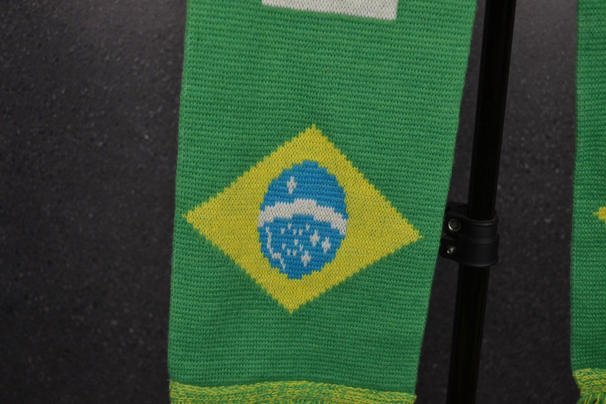 Vintage Brazil Football Retro Scarf Soccer Vintage Size ONE SIZE - 5 Thumbnail