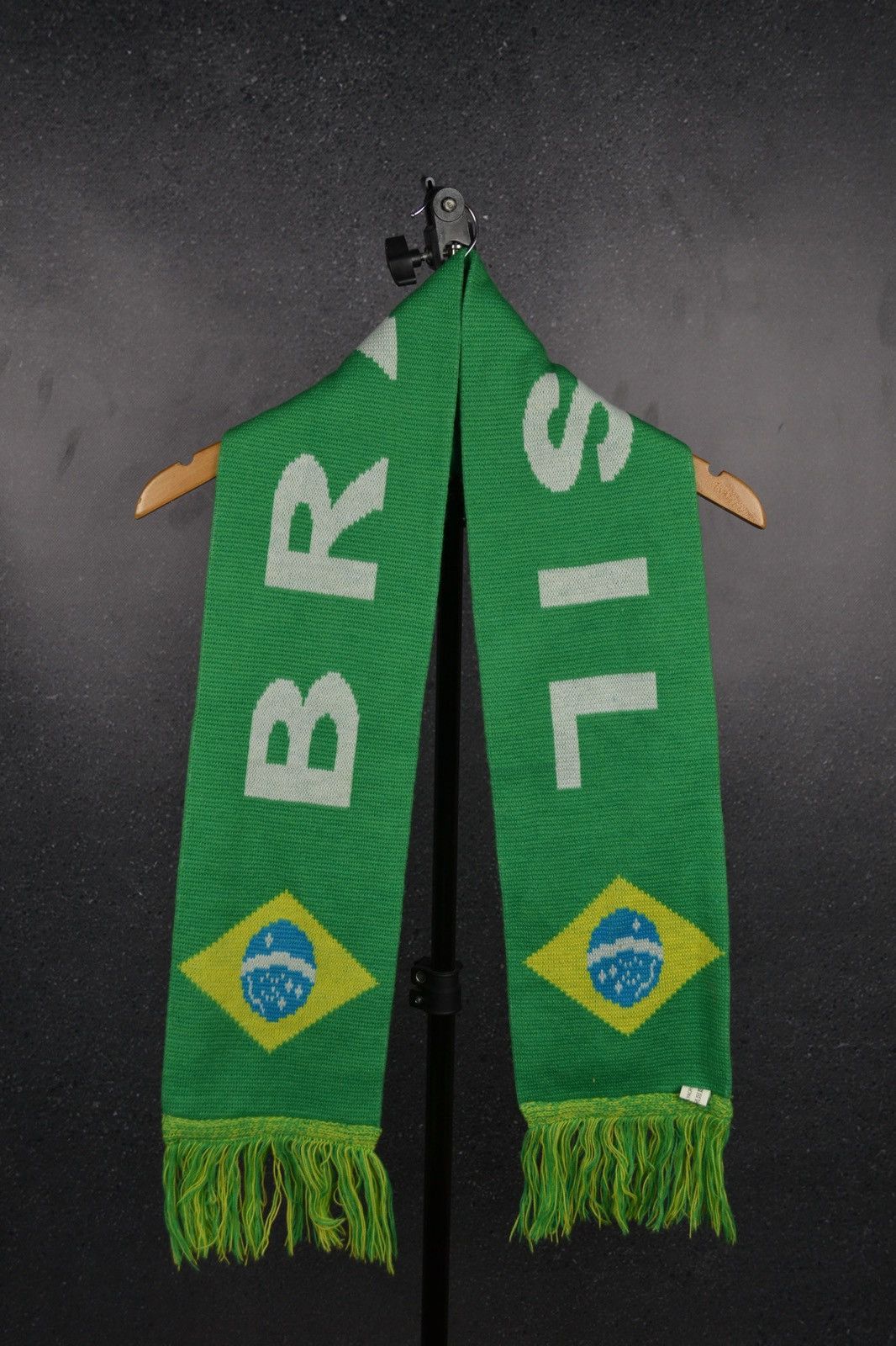 Vintage Brazil Football Retro Scarf Soccer Vintage Size ONE SIZE - 1 Thumbnail